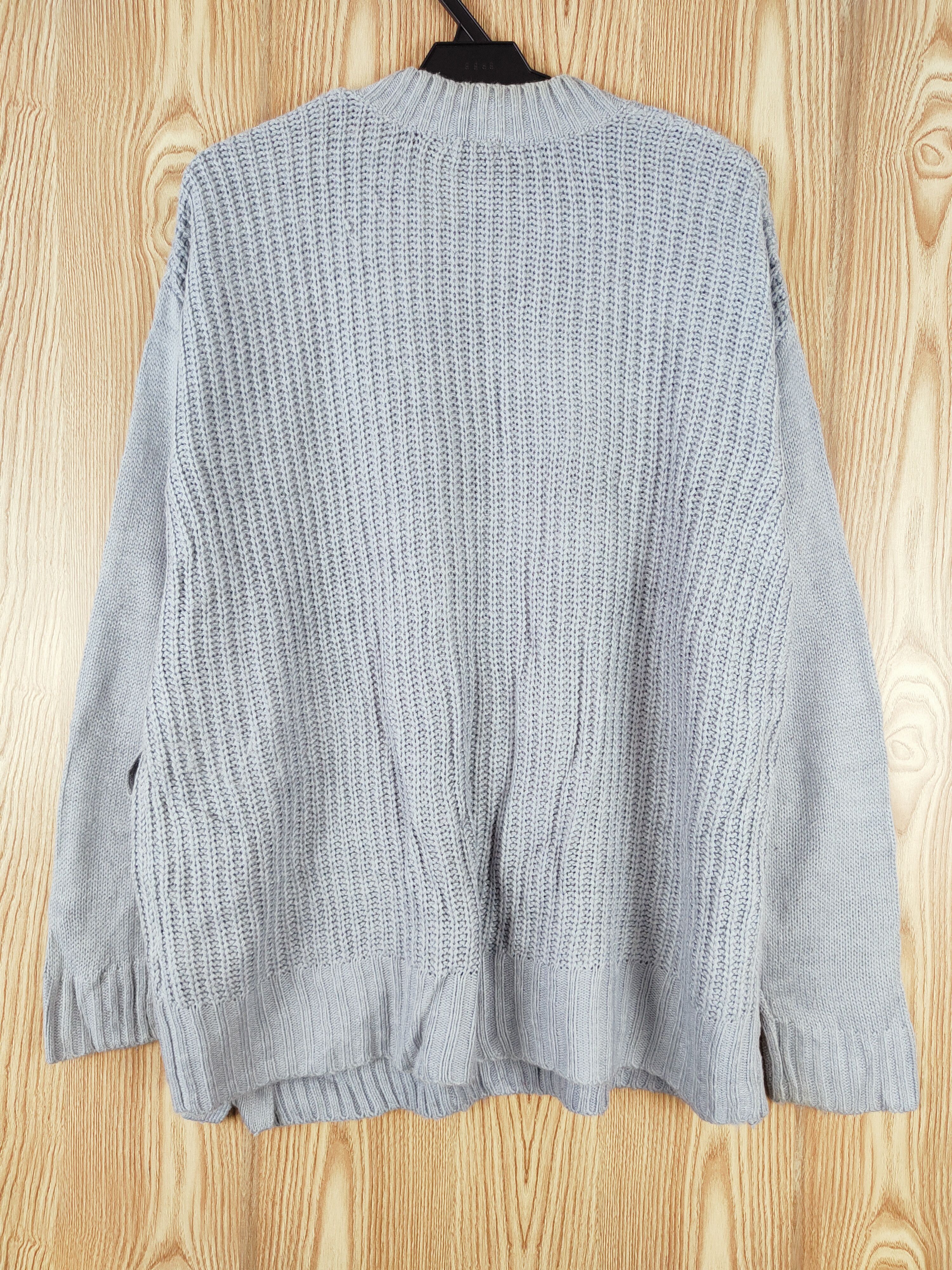 Aran Isles Knitwear × GU × Japanese Brand Gu Blue Knitwear Sweatshirts #W359 Size US M / EU 48-50 / 2 - 8 Thumbnail