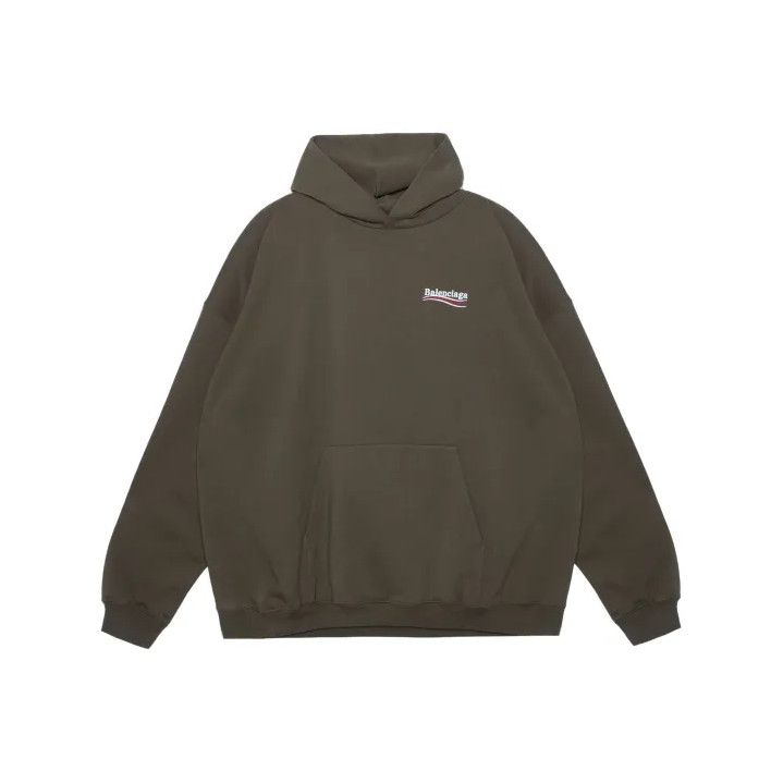 Balenciaga Balenciaga Political Campaign Hoodie in Military Green Size US M / EU 48-50 / 2 - 1 Thumbnail