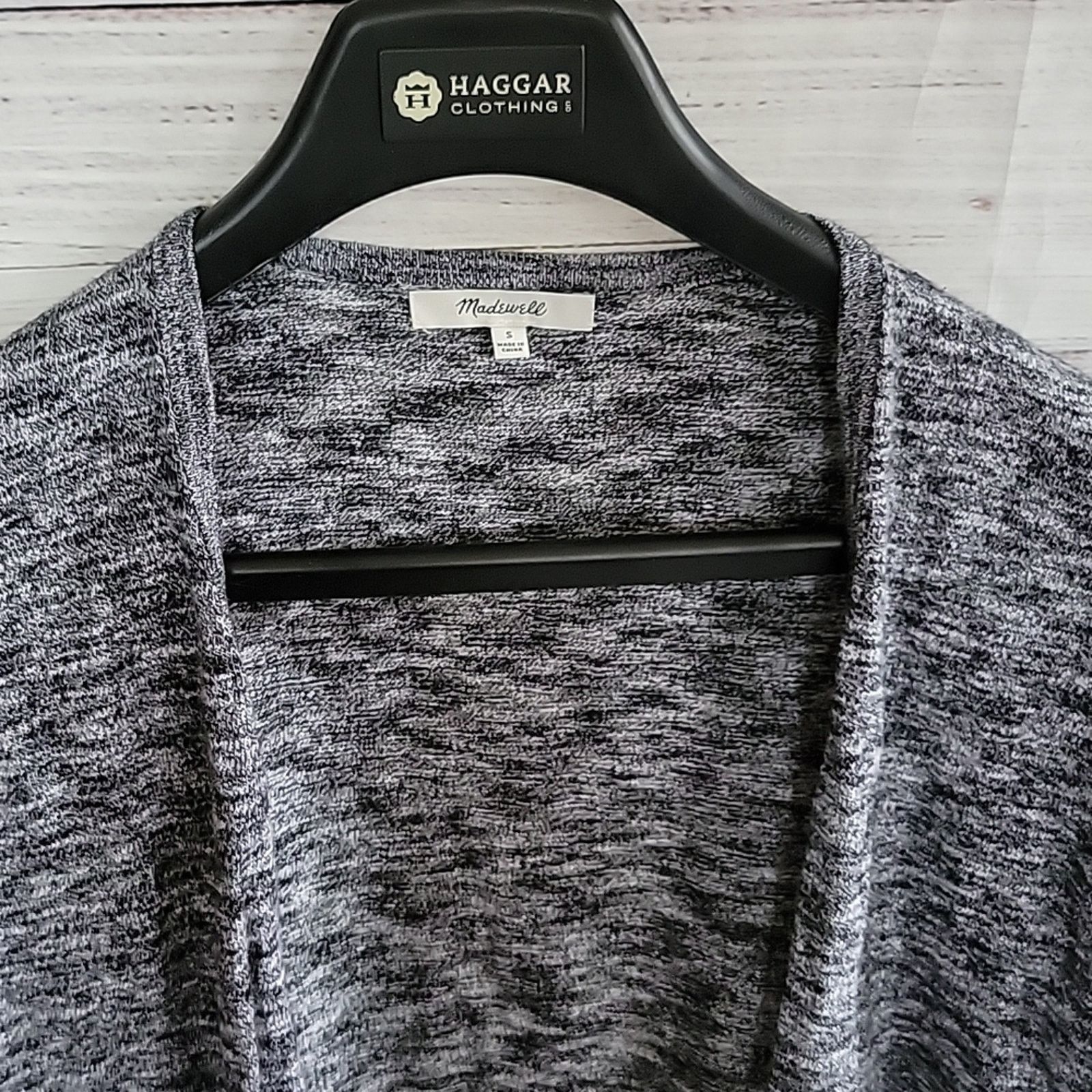 Madewell Madewell Gray Open Front Cardigan Size Small Size S / US 4 / IT 40 - 7 Thumbnail
