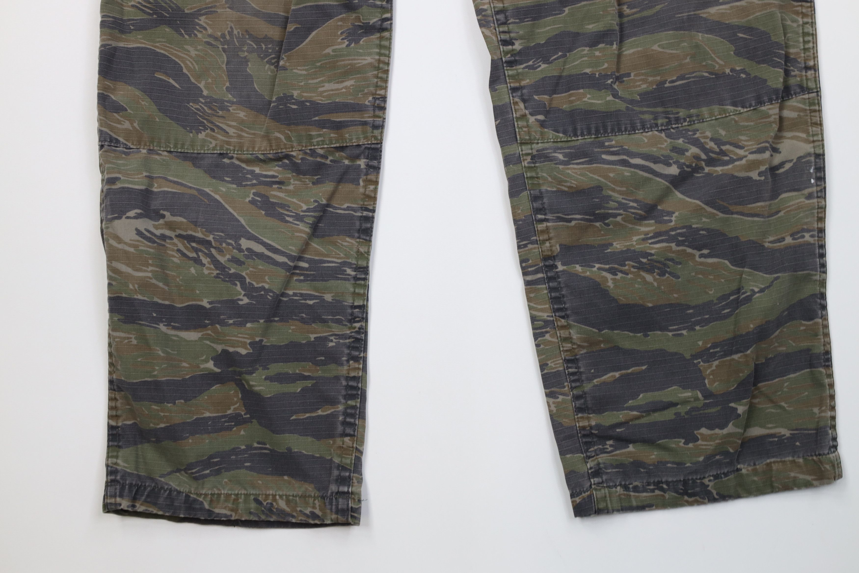 Vintage Vintage Y2K Double Knee Tiger Stripe Camouflage Cargo Pants Size US 36 / EU 52 - 4 Thumbnail