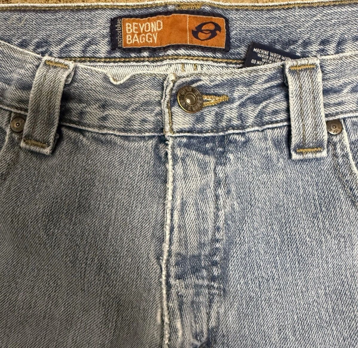 Anchor Blue Beyond Baggy Anchor Denim Light Blue Wash Jeans Size US 36 / EU 52 - 2 Thumbnail
