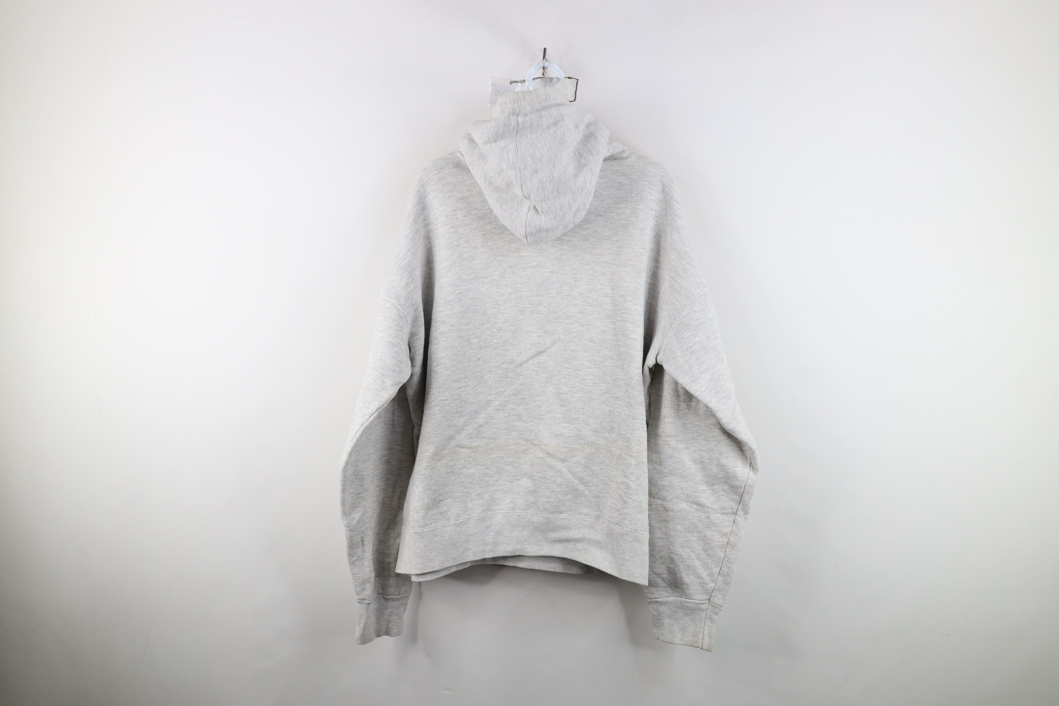Vintage Vintage 90s Notre Dame University Hoodie Sweatshirt Gray USA Size US XL / EU 56 / 4 - 11 Thumbnail
