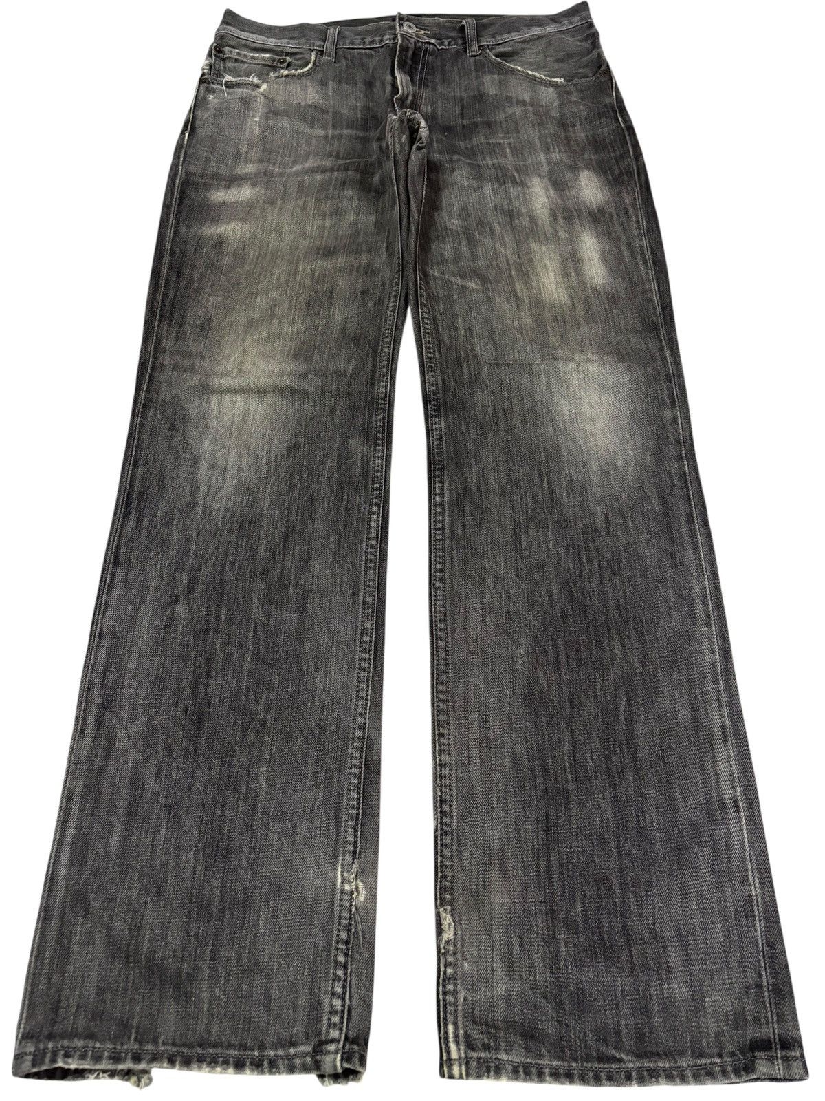 Vtg Y2k Levis 502 Distressed Jeans