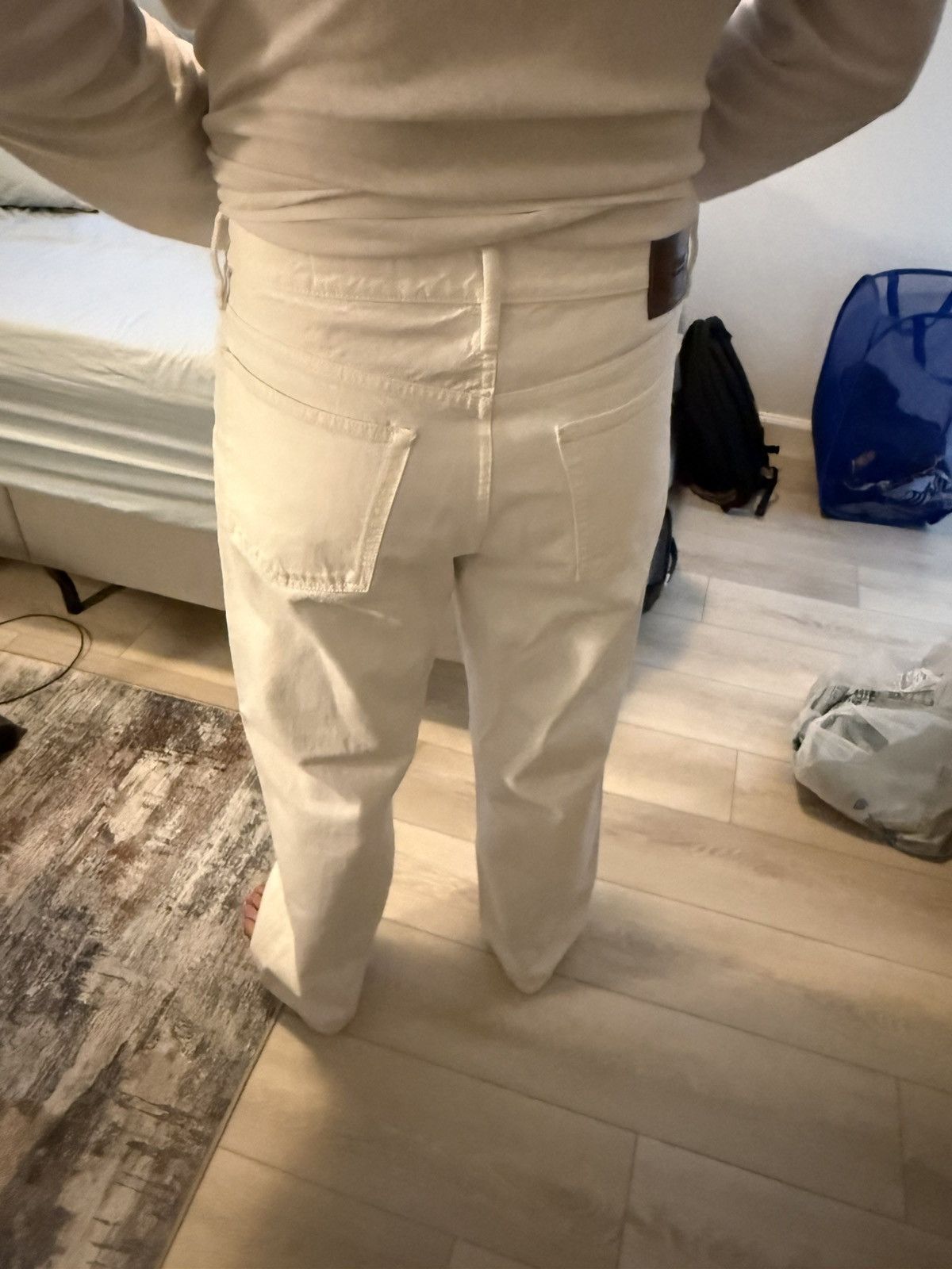 Zara Zara white denim jeans 90s archive Size US 32 / EU 48 - 6 Thumbnail
