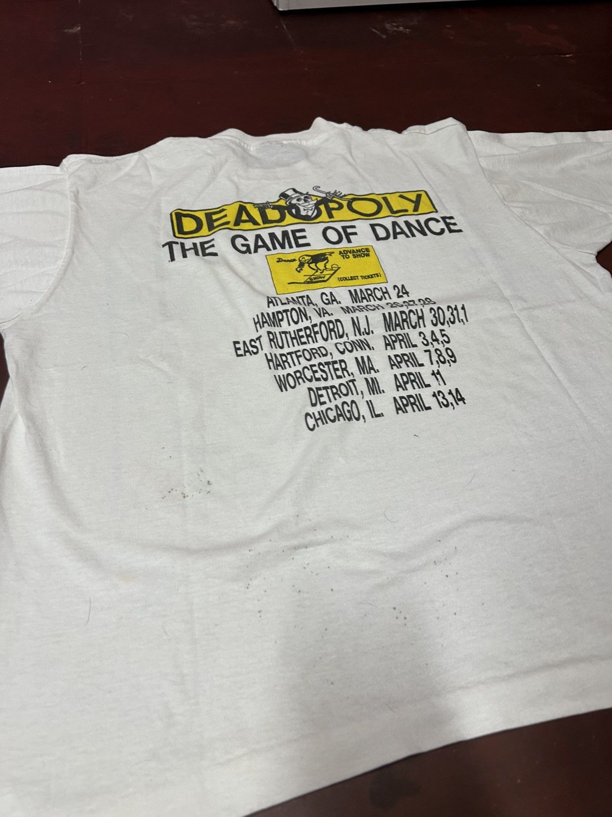 Fruit Of The Loom 1988 deadopoly the game of dance Size US XL / EU 56 / 4 - 8 Thumbnail