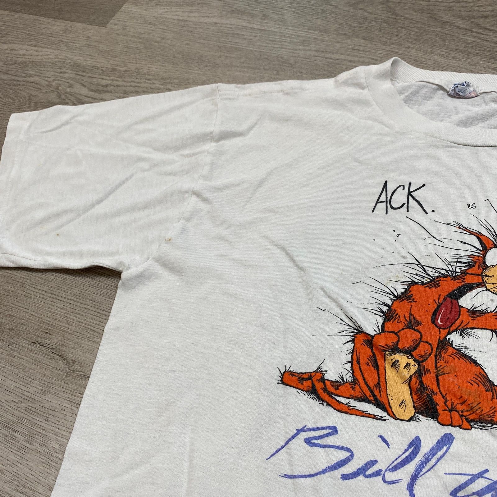 Vintage VTG 80s Bill the Cat Washington Post Sleeping Shirt Men's XL Size US XL / EU 56 / 4 - 9 Thumbnail