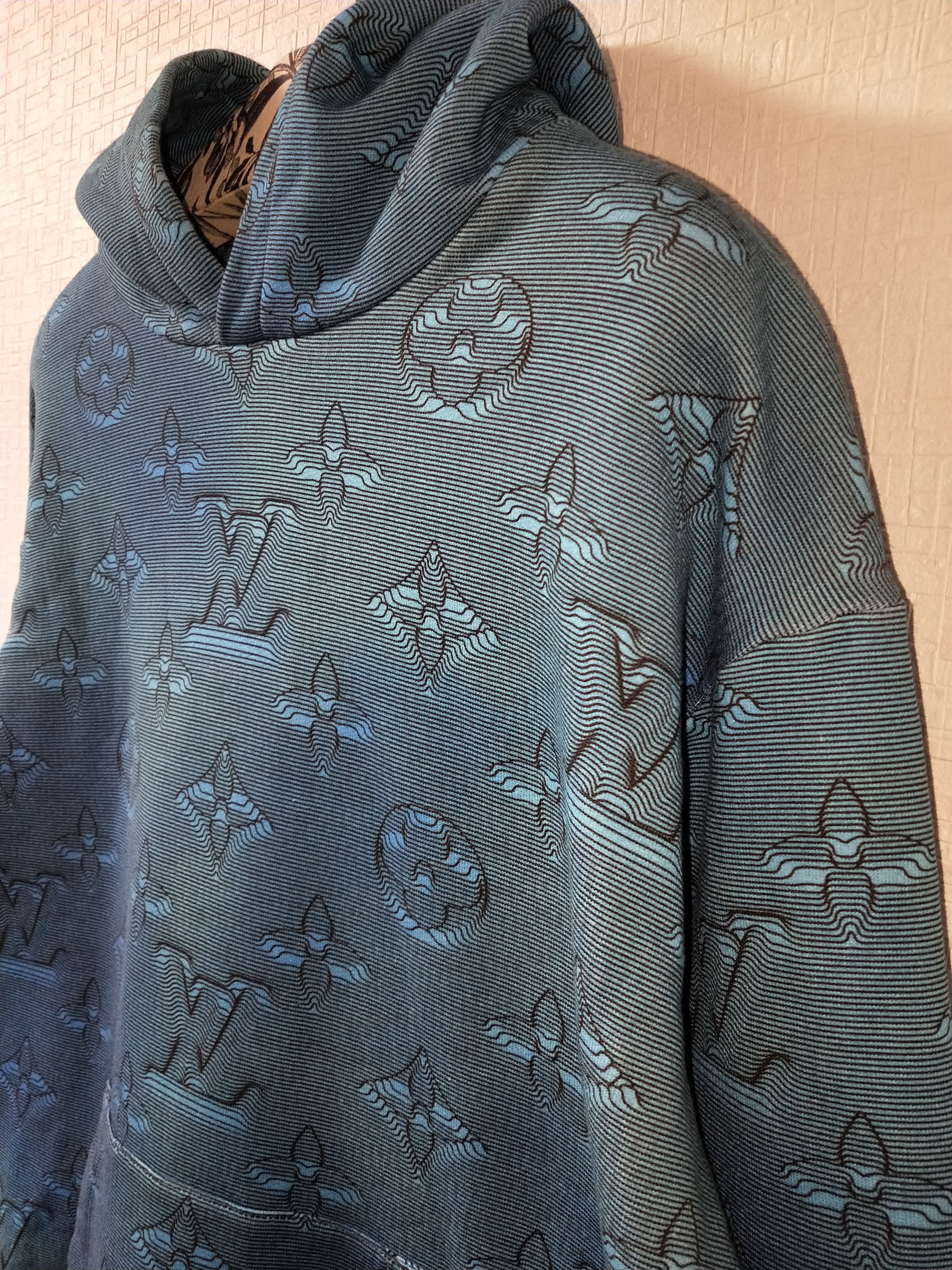 Louis Vuitton '2054' 3D Monogram Hoodie Size US L / EU 52-54 / 3 - 3 Thumbnail