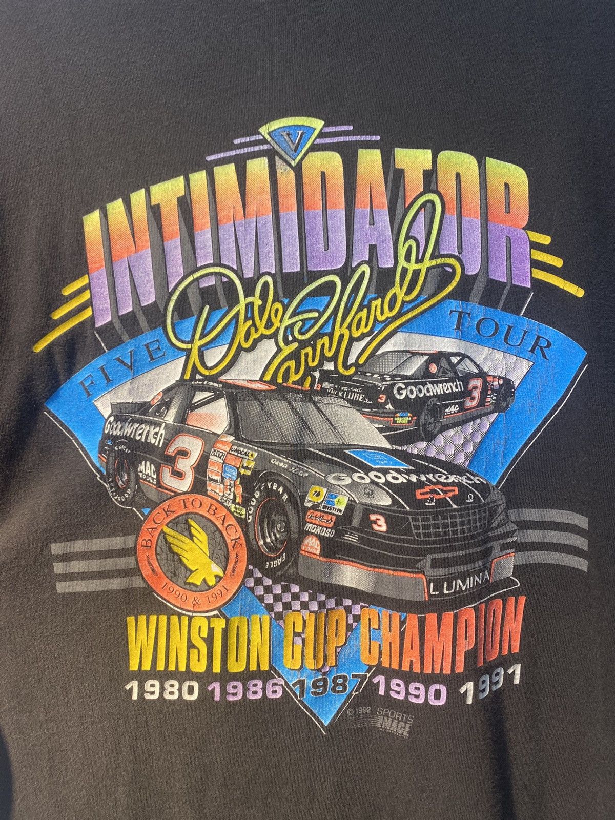 Other INTIMIDATOR TOUR 1992 T-SHIRT Size US XL / EU 56 / 4 - 2 Thumbnail