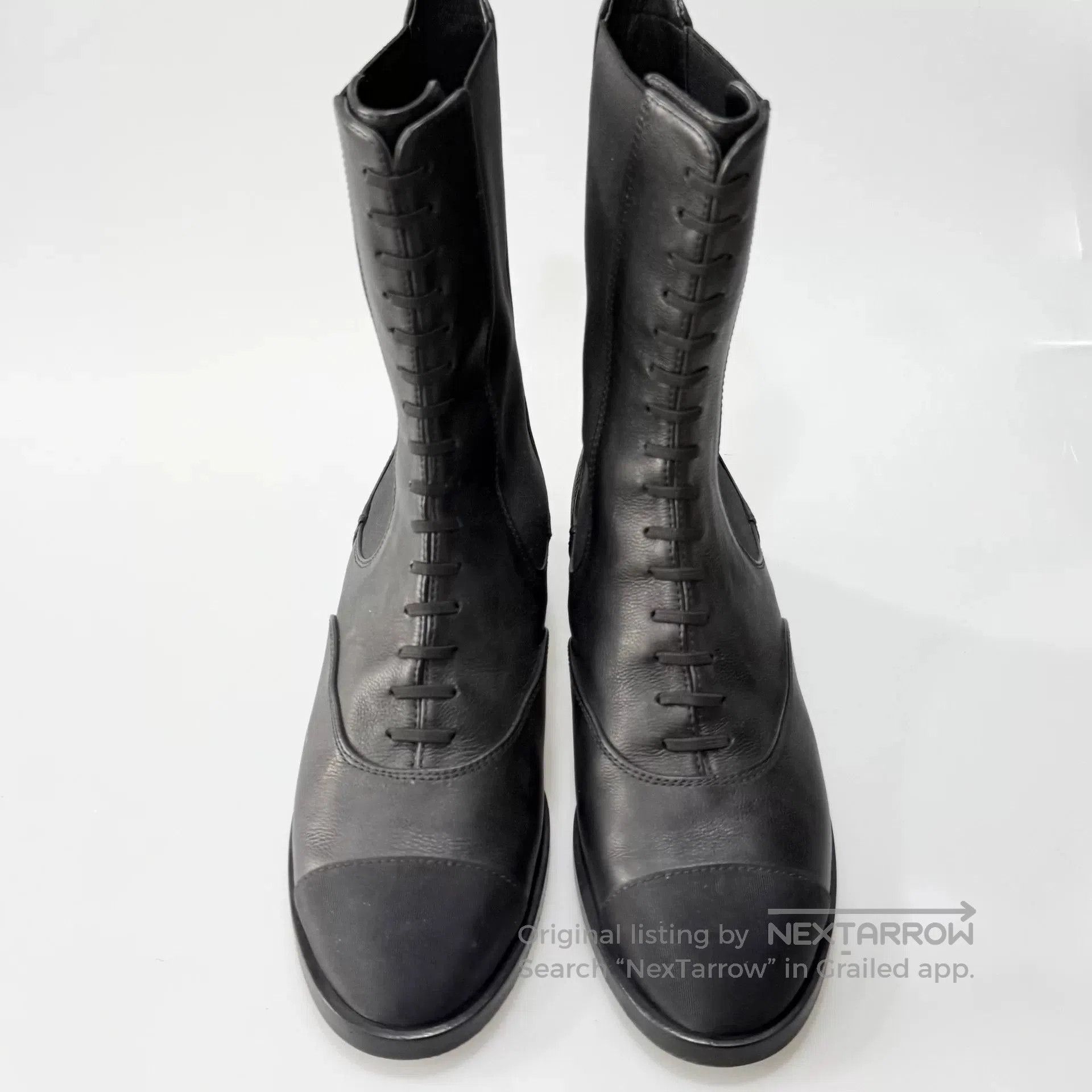 Chanel Chanel Lace-Up Short Boots. Size US 6 / IT 36 - 4 Thumbnail