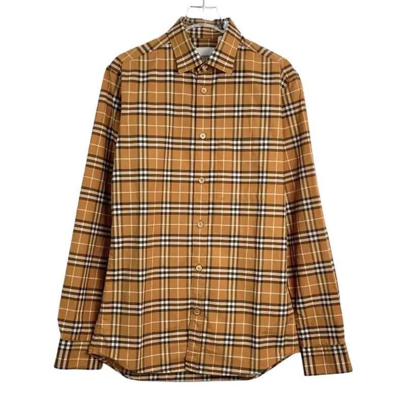 Burberry Burberry Yellow Cotton Long Sleeve Shirt Size XS / US 0-2 / IT 36-38 - 1 Thumbnail