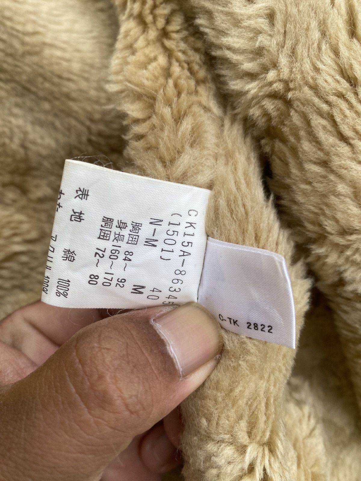 The Real McCoy's Rare Vintage McCoy’s Shearling Jacket Mushroom Buttons Jckt Size US M / EU 48-50 / 2 - 19 Thumbnail