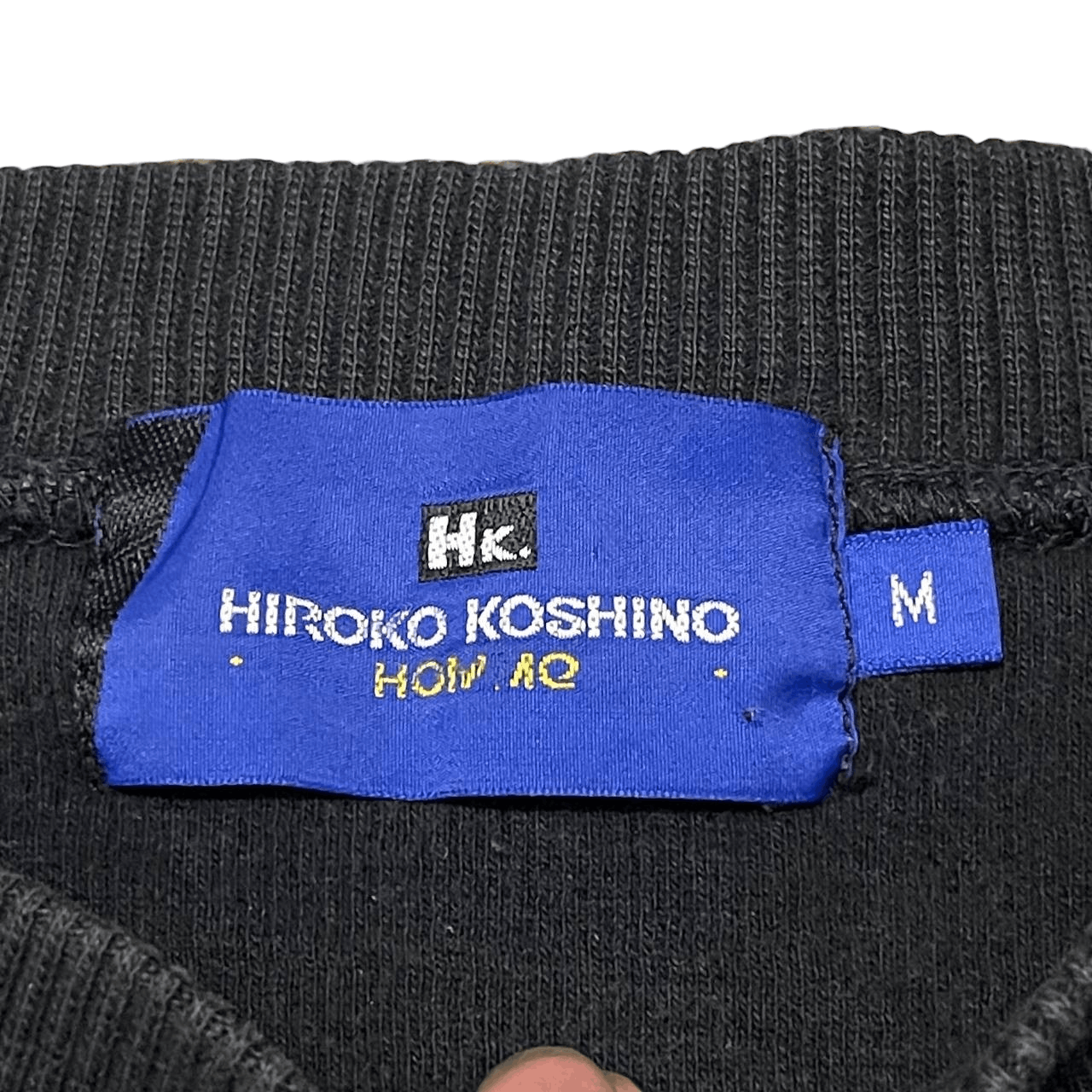 Hiroko Koshino Homme Rare🔥 Vintage Hiroko Koshino Homme Sweatshirt Embroidery Size US M / EU 48-50 / 2 - 5 Thumbnail