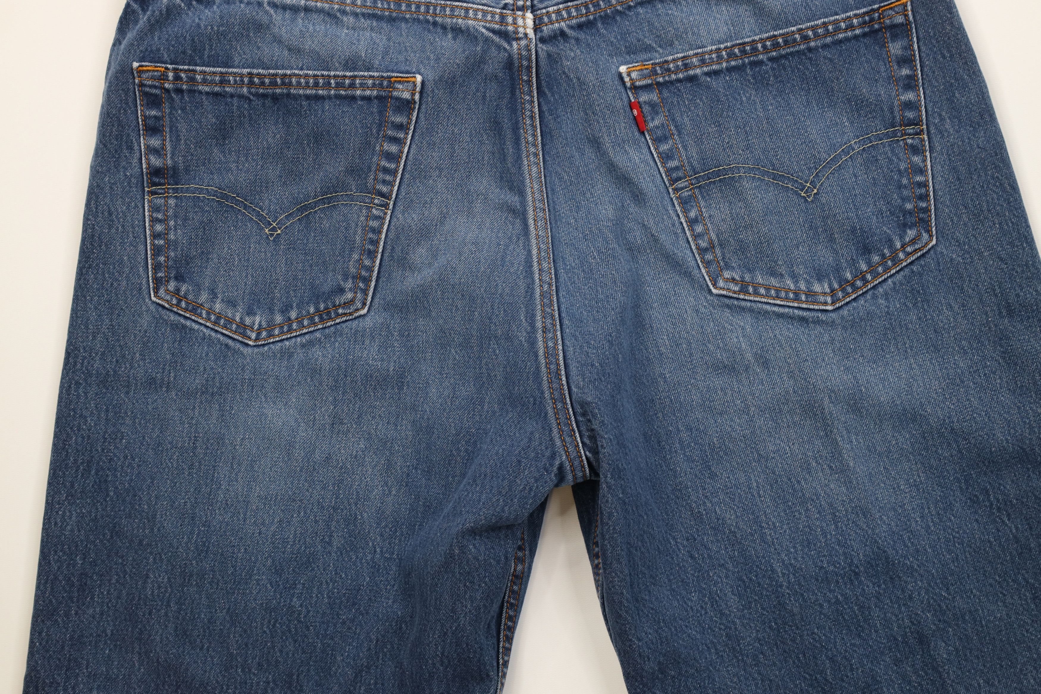 Levi's Vintage Y2K Levis 569 Loose Fit Denim Jean Shorts Jorts Blue Size US 36 / EU 52 - 12 Thumbnail