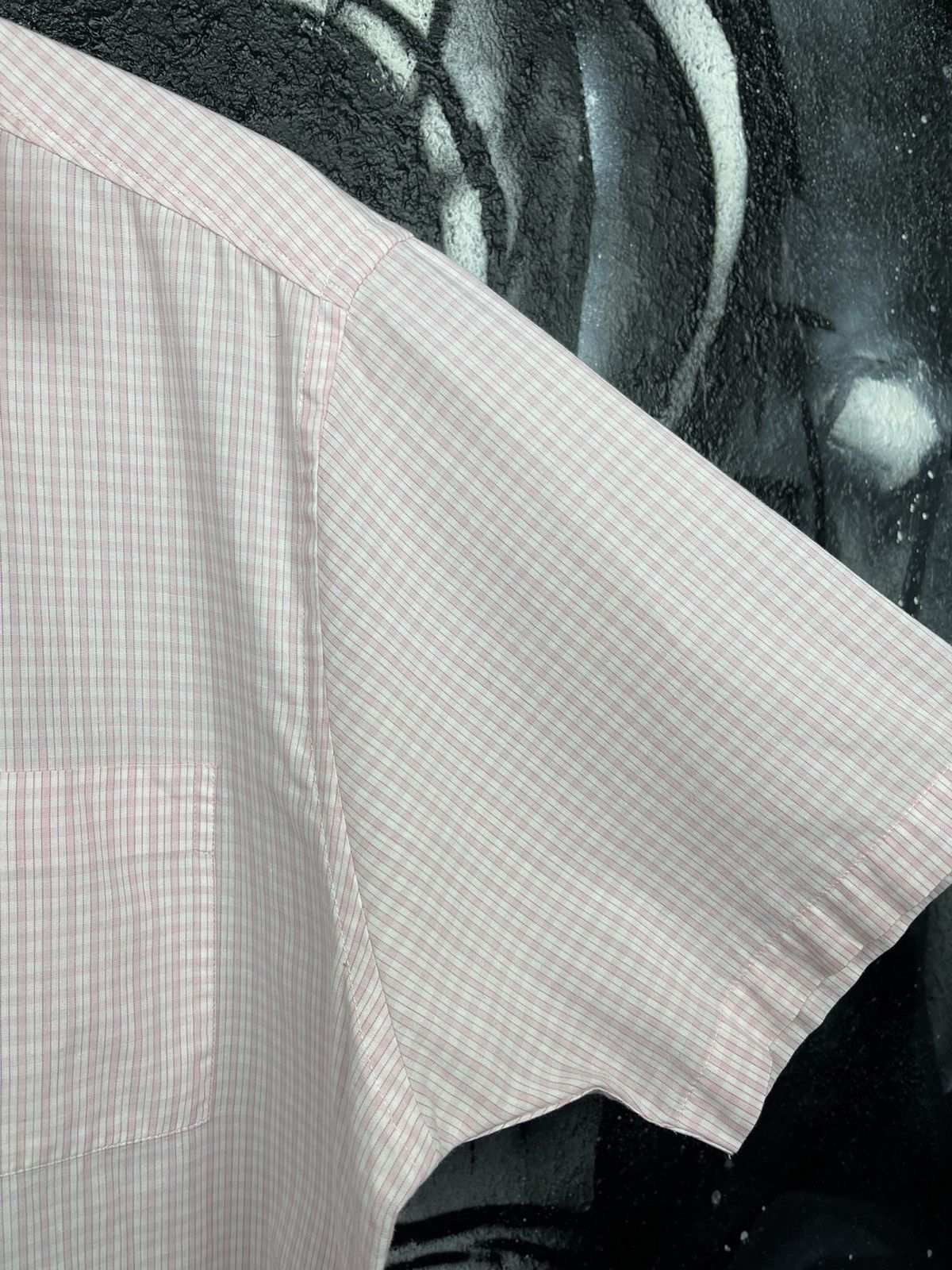 Yves Saint Laurent Yves Saint Laurent Vintage Pink Checkered Shirt Size L Size US L / EU 52-54 / 3 - 8 Thumbnail