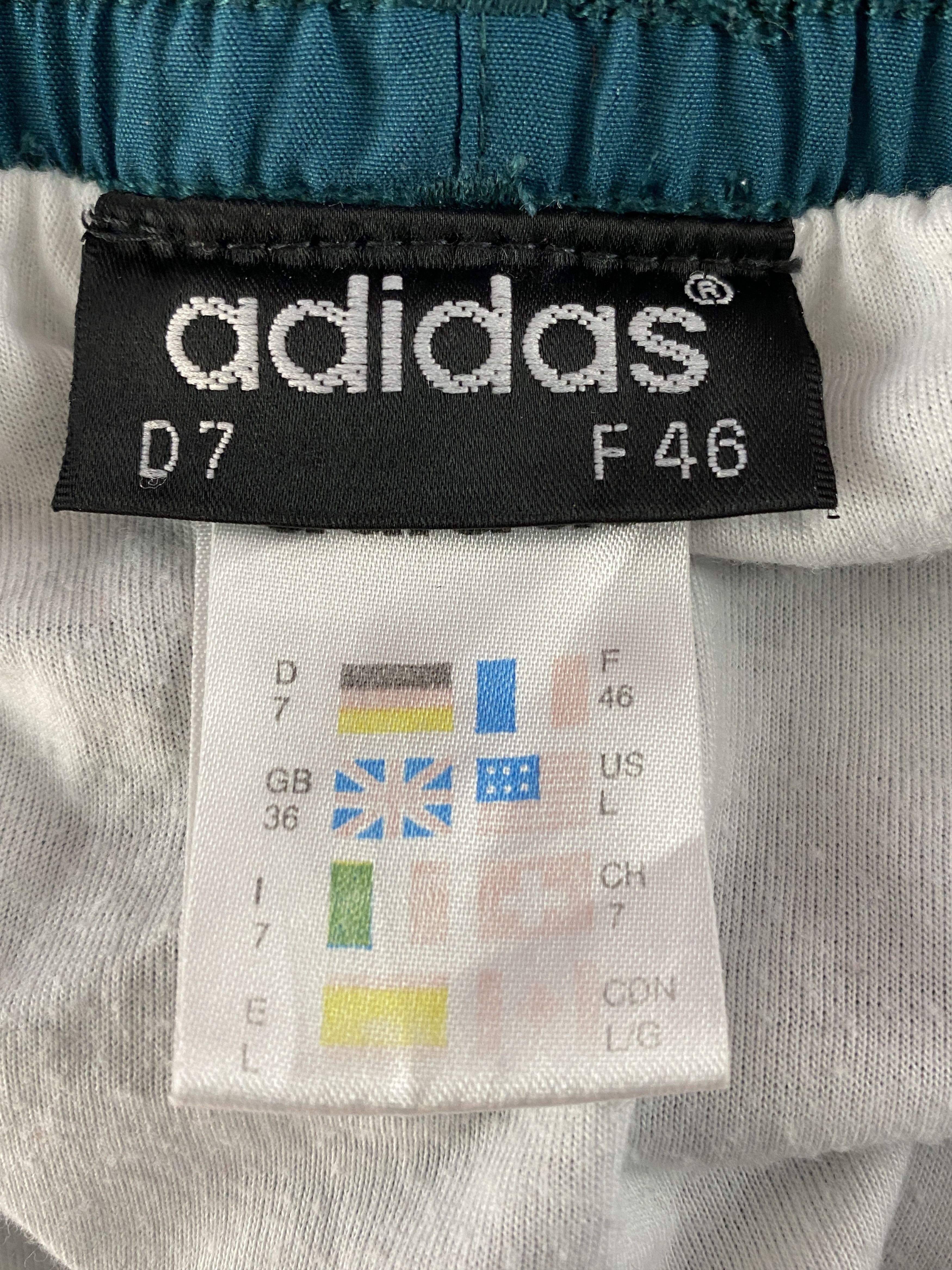 Adidas × Vintage 90s Adidas Vintage Men's Sport Shorts - L Size US 34 / EU 50 - 4 Thumbnail