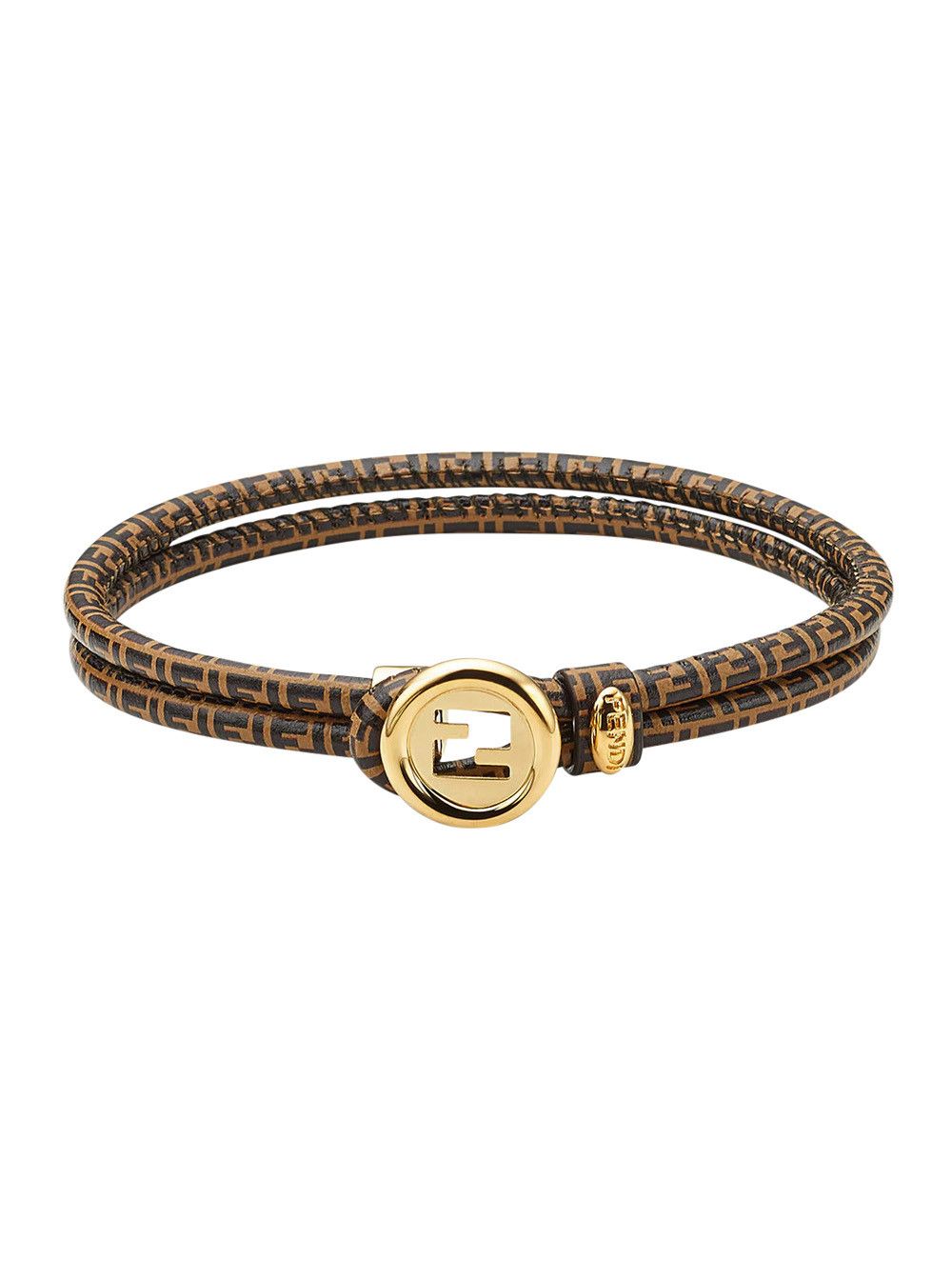 Fendi Bracelet 'EVER ROUND STUD' in Brown Bronze for Women Size ONE SIZE - 1 Thumbnail