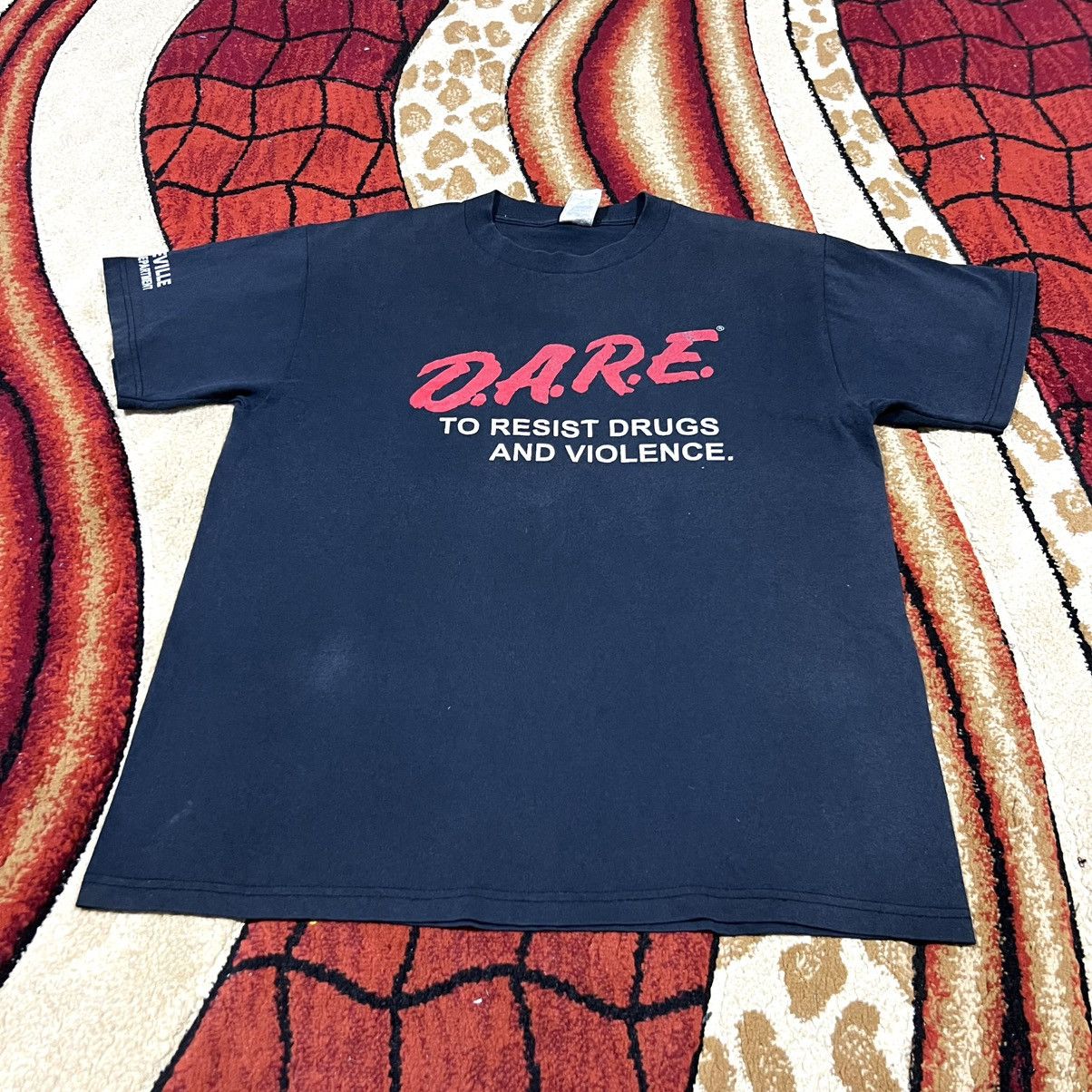 D.A.R.E Vintage 90s D.A.R.E Rare T Shirt Size US L / EU 52-54 / 3 - 4 Thumbnail