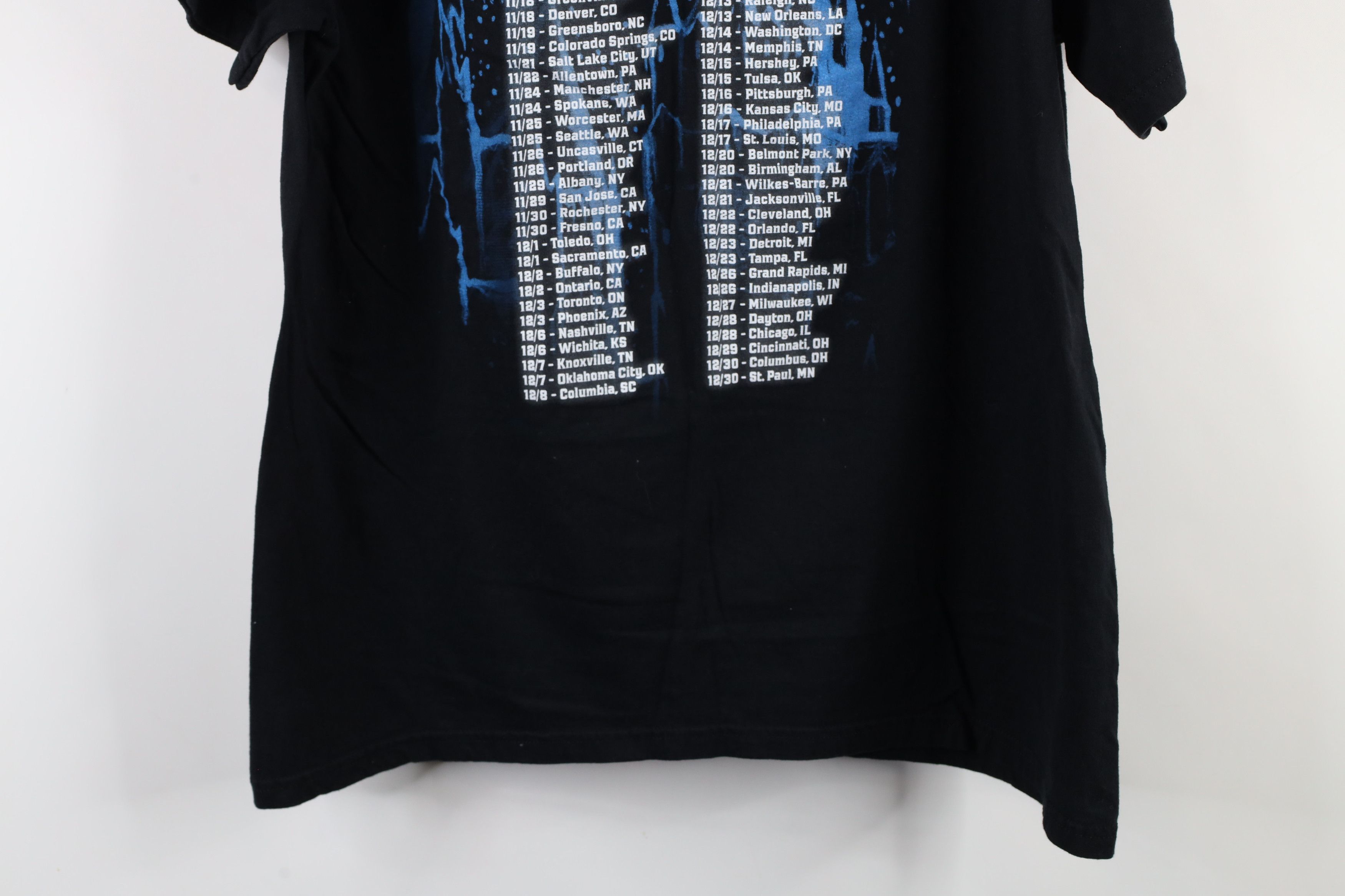 Vintage Y2K Winter Tour Trans Siberian Orchestra Band T-Shirt Black Size US XL / EU 56 / 4 - 14 Thumbnail