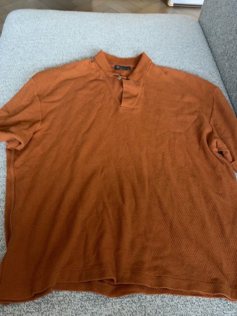 Loro Piana LORO PIANA Men's collar casual Polo shirt short sleeves Size US XXL / EU 58 / 5 - 1 Thumbnail