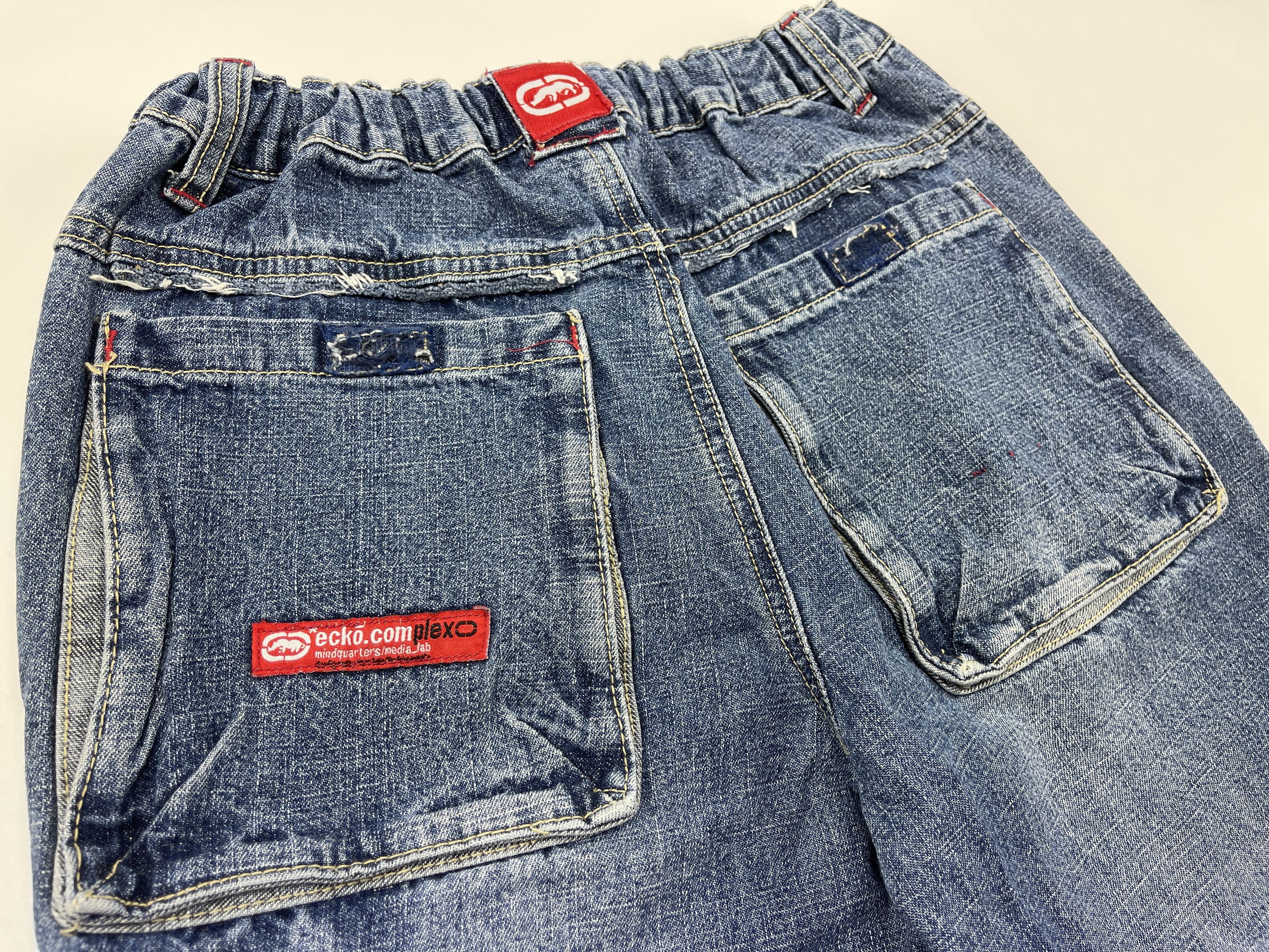Ecko Unltd. Ecko Unltd jeans, baggy, vintage 90s hip hop skater Y2K W 24 Size US 26 / EU 42 - 4 Thumbnail