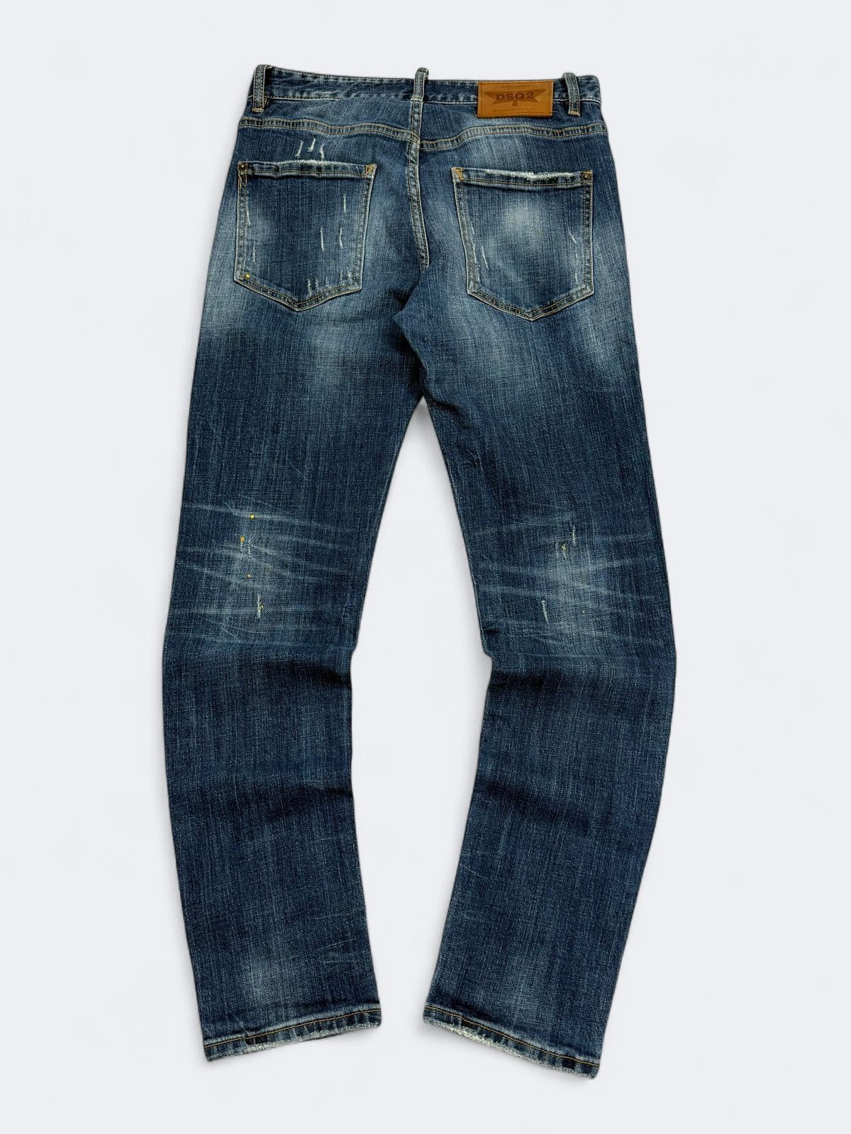 Dsquared2 Dsquared2 Distressed Washed Slim Denim Jeans Size US 32 / EU 48 - 3 Thumbnail