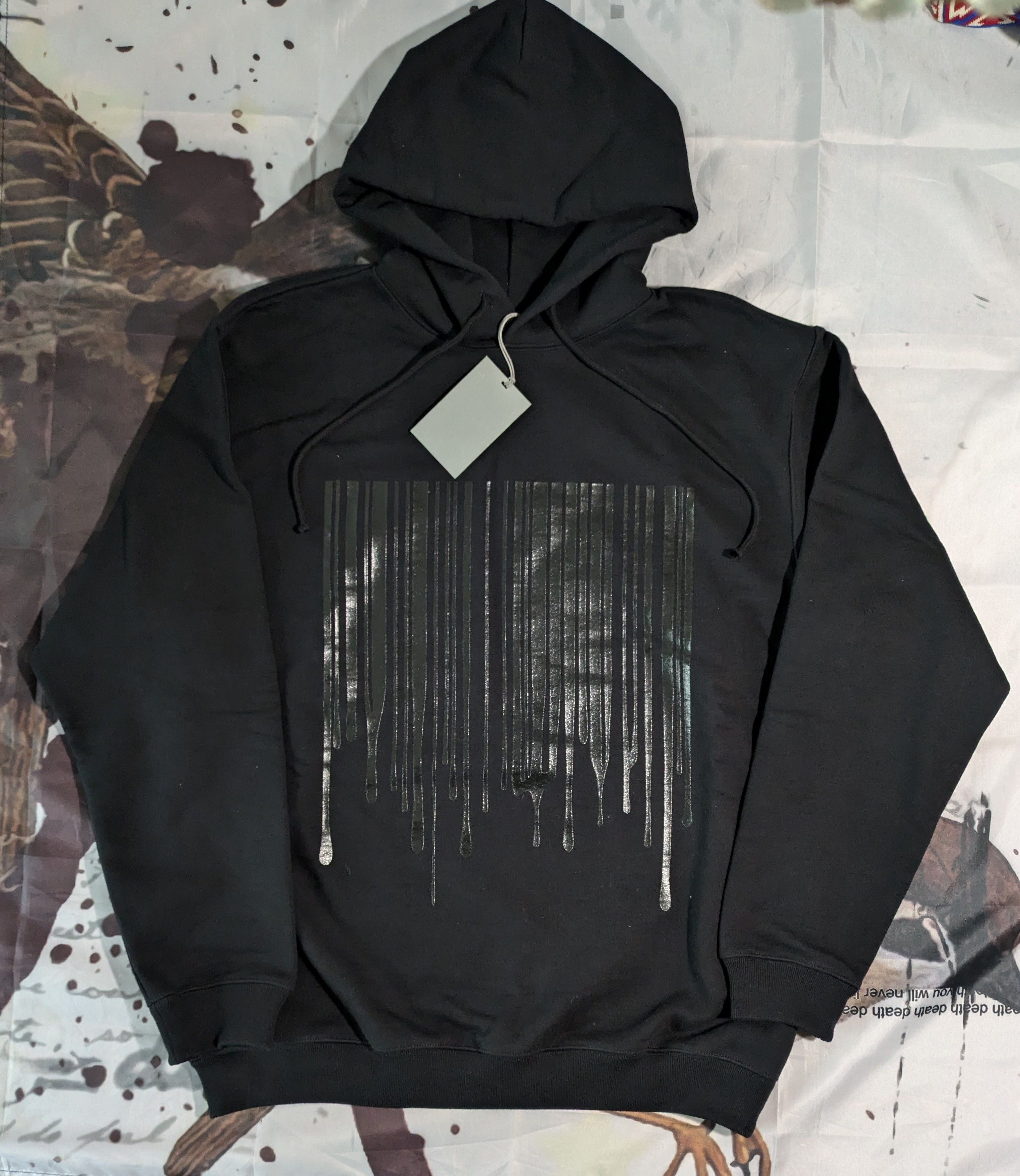 Vetements VTMNTS Barcode Drip Hoodie Size US S / EU 44-46 / 1 - 1 Thumbnail