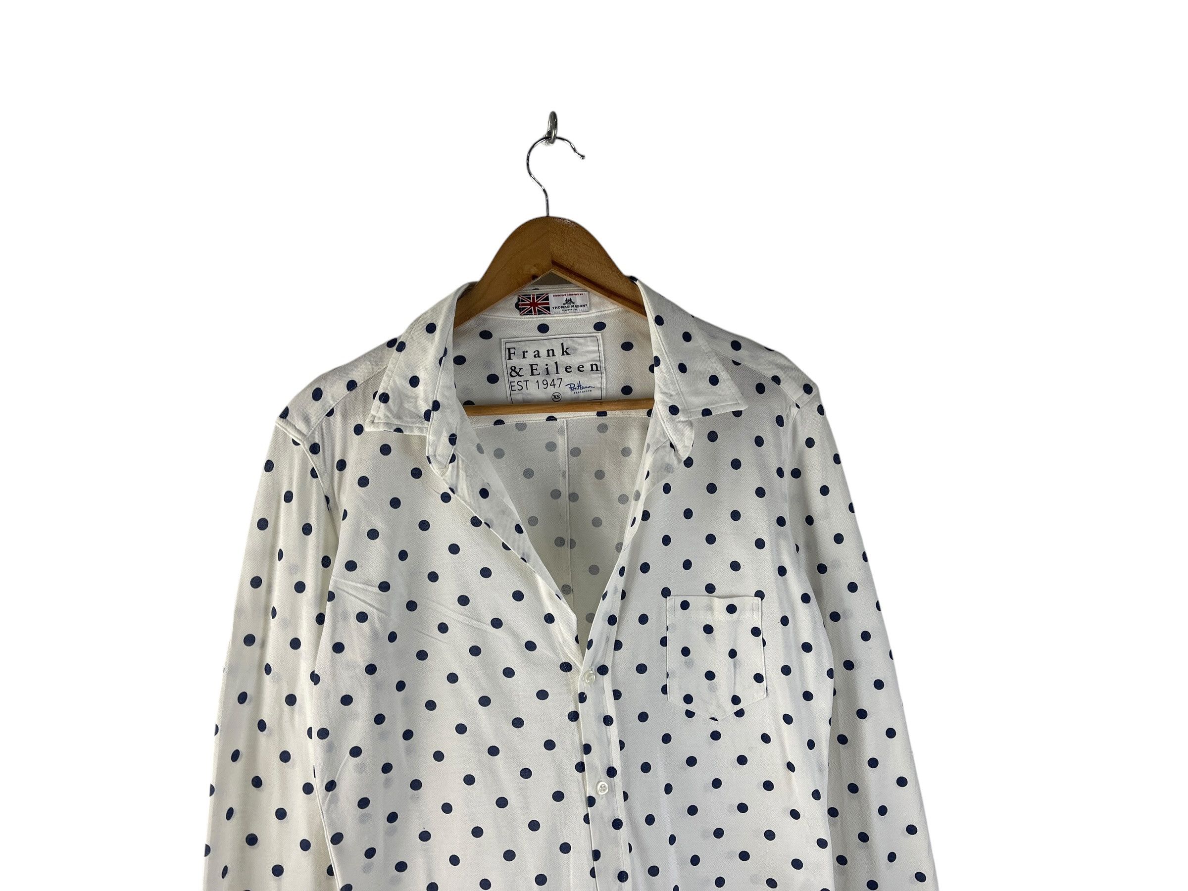 Frank & Eileen Frank & Eileen Polka Dot Shirt Ron Herman Thomas Mason Size US XS / EU 42 / 0 - 8 Thumbnail