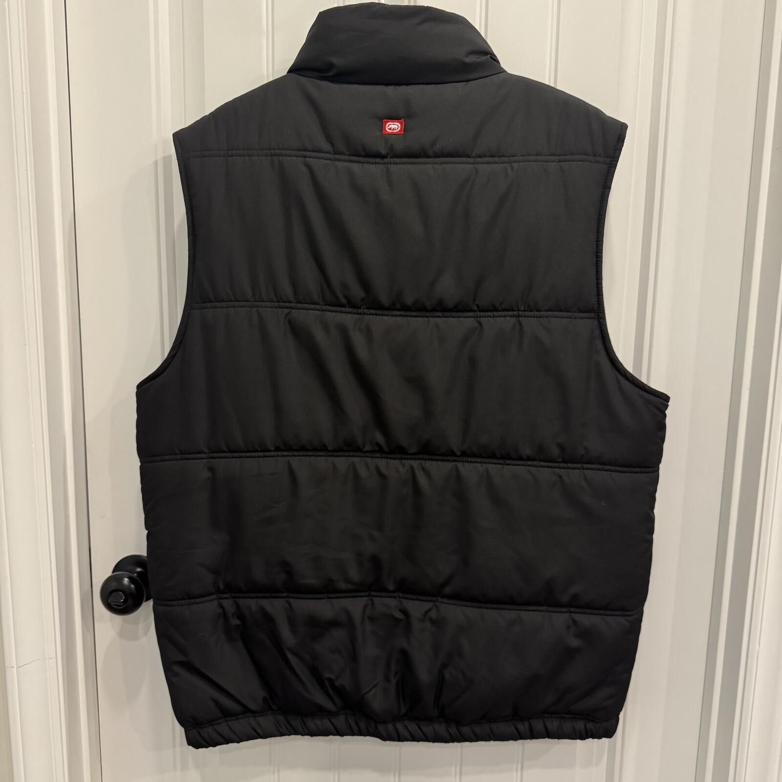 Ecko Unltd. Ecko Unltd. Men's Black Quilted Puffer Vest X-Large Size US XL / EU 56 / 4 - 4 Thumbnail