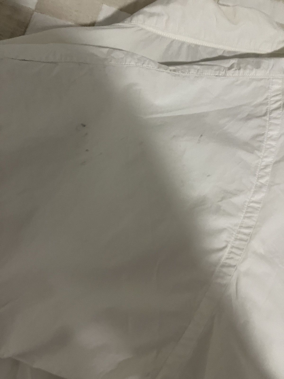 Studio Nicholson Studio Nicholson Boxy Short Sleeve Shirt Cotton Poplin White Size US L / EU 52-54 / 3 - 6 Thumbnail
