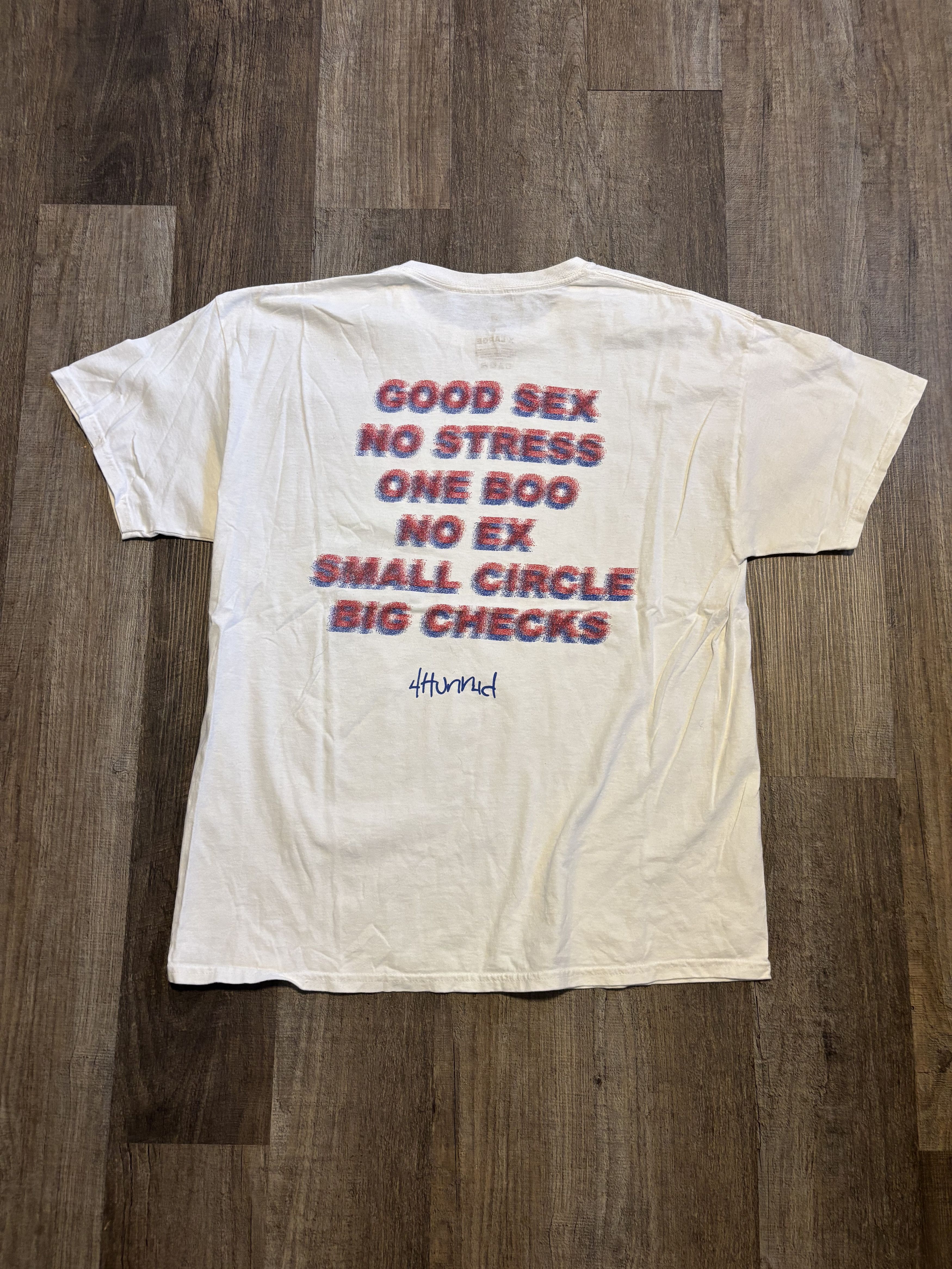 4HUNNID 4HUNNID Poem Tee Shirt Size US XL / EU 56 / 4 - 3 Thumbnail
