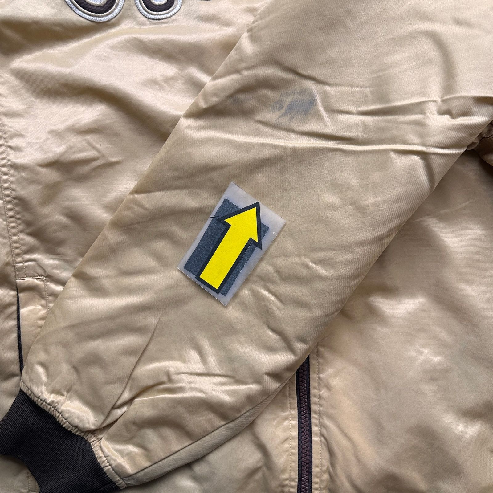 Rocawear Rocawear Nylon Gold Bomber Varsity Full Zip Jacket Mens 3XL Size US XXL / EU 58 / 5 - 7 Thumbnail