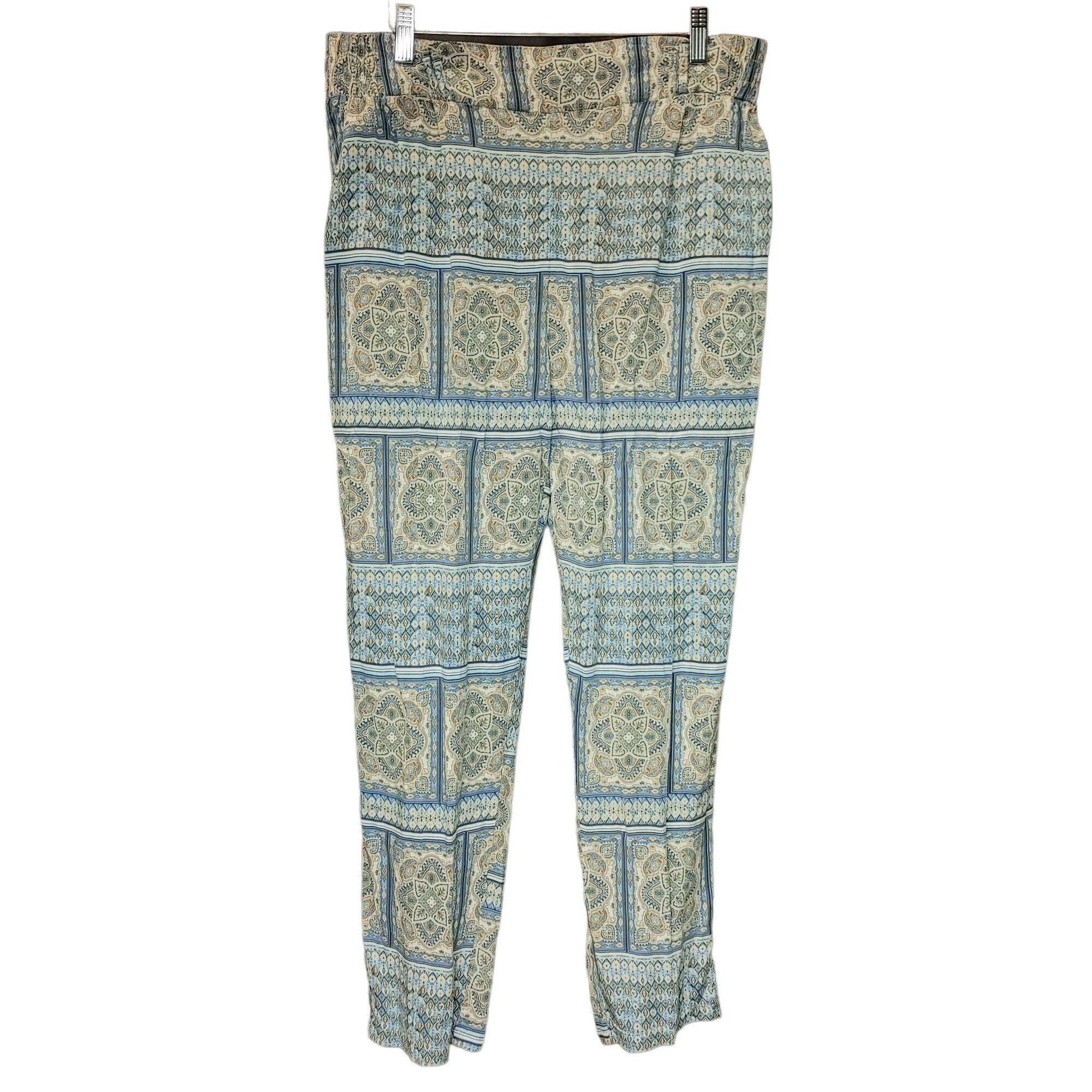 Other One 5 One Women's Multi Colored Tribal Boho Lounge Pants LG Size 34" / US 12 / IT 48 - 1 Thumbnail