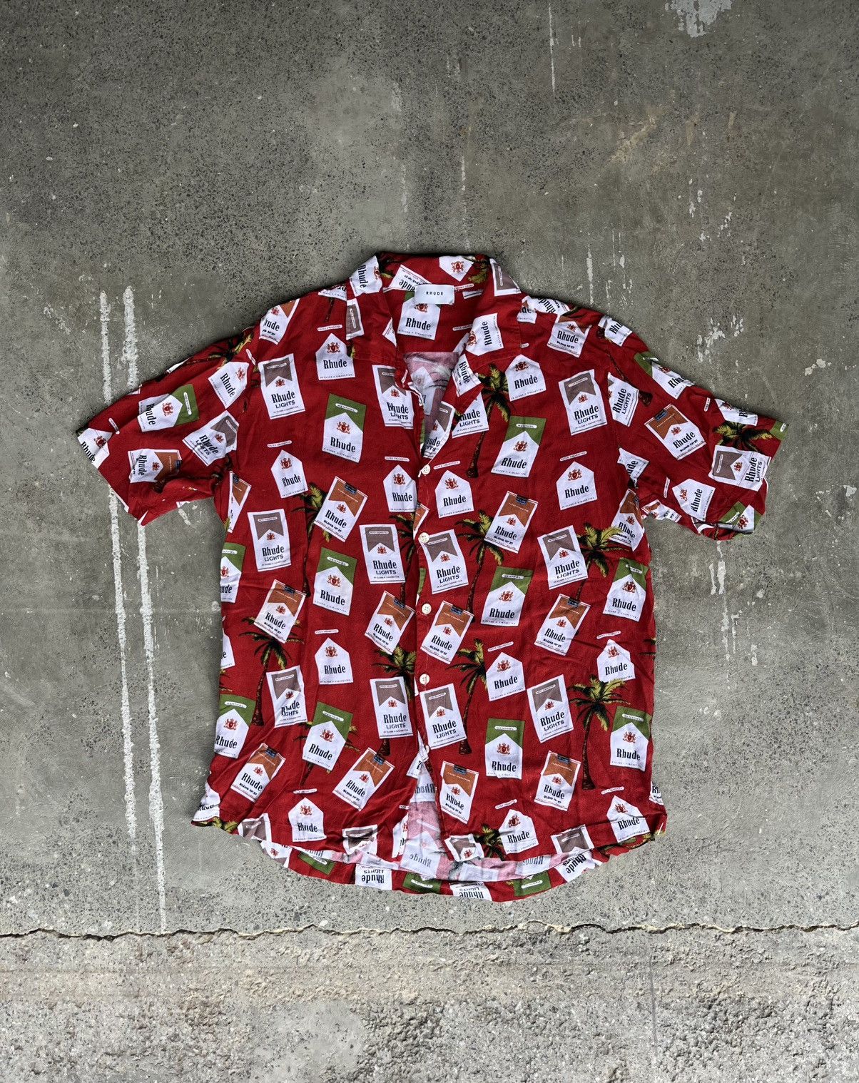 rhude cigarette shirt Rhude RHUDE cigarette Hawaiian shirt