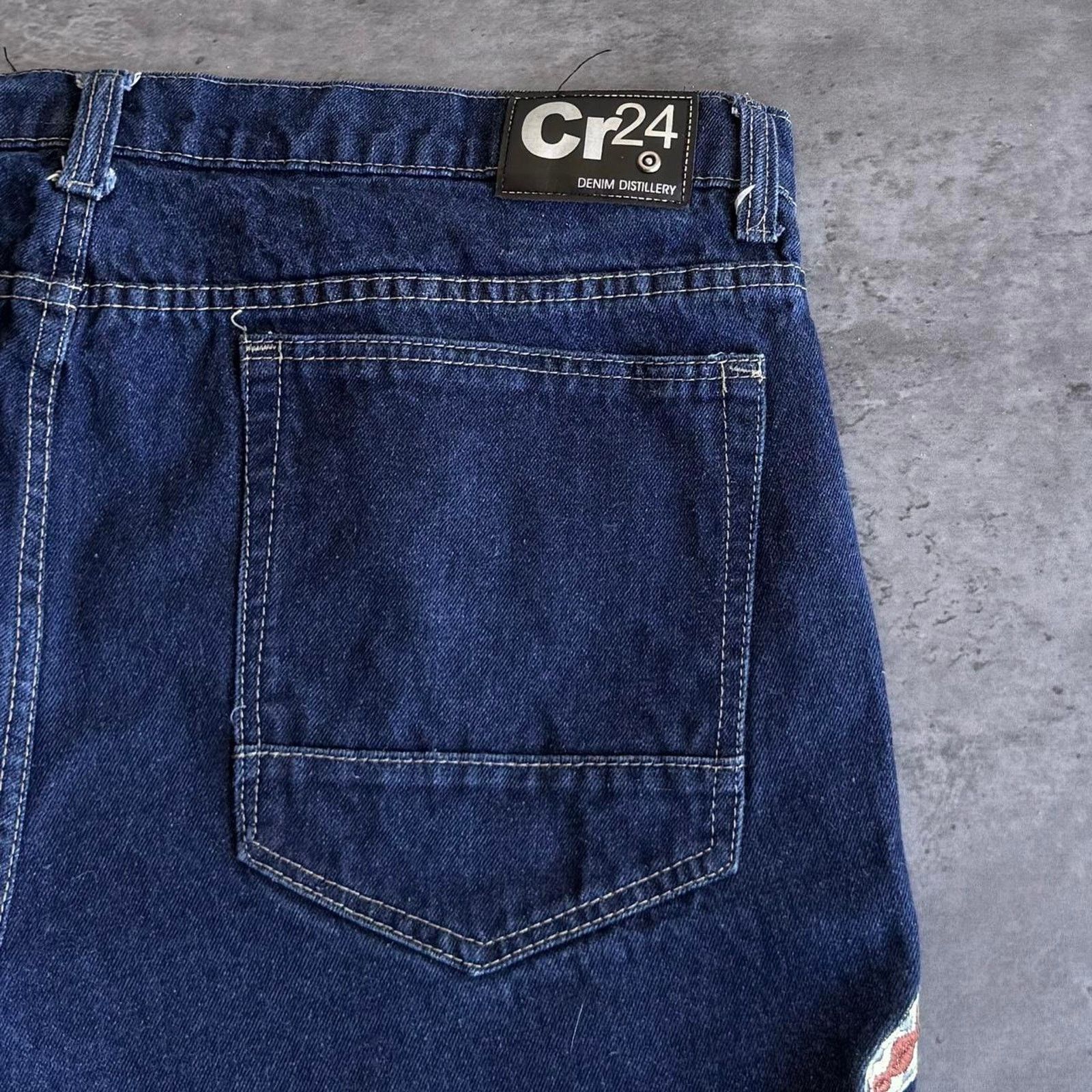 Japanese Brand × Vintage Cr24 Embroidered Snake Streetwear Denim Jeans Size US 42 / EU 58 - 3 Thumbnail