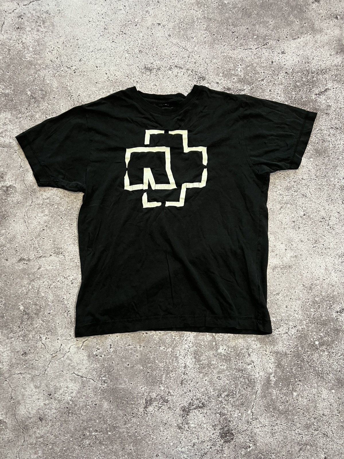 Band Tees × Vintage Mens Vintage Rammstein T Shirt rock band tee y2k rare Size US L / EU 52-54 / 3 - 1 Thumbnail