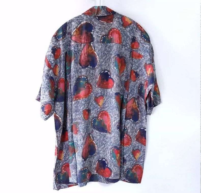 Issey Miyake issey miyake Heart-shaped silk shirt Size US M / EU 48-50 / 2 - 2 Thumbnail