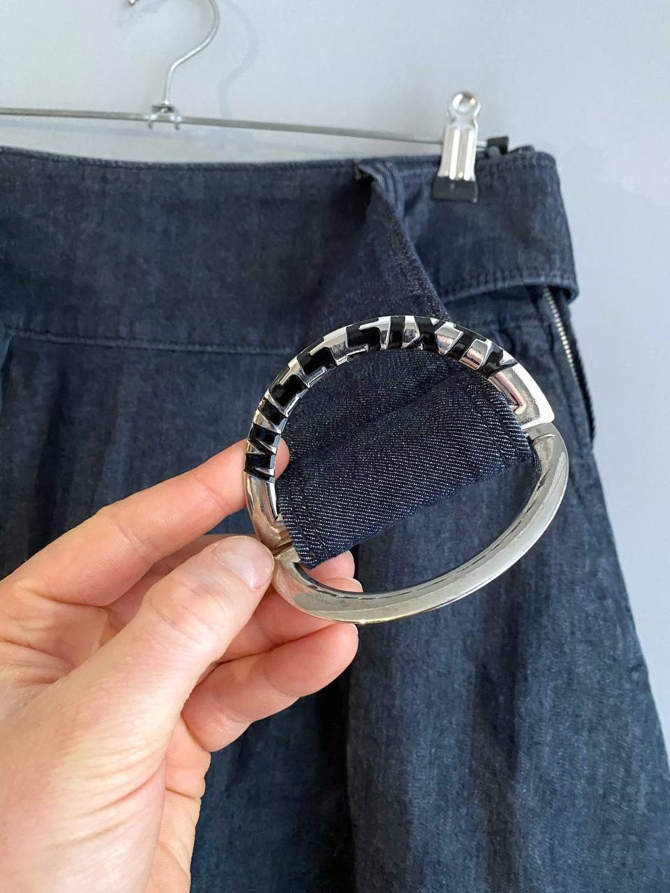 Miss Sixty Miss Sixty 00s Vintage Y2K Denim Mini Skirt, Size L Size 32" / US 10 / IT 46 - 12 Thumbnail