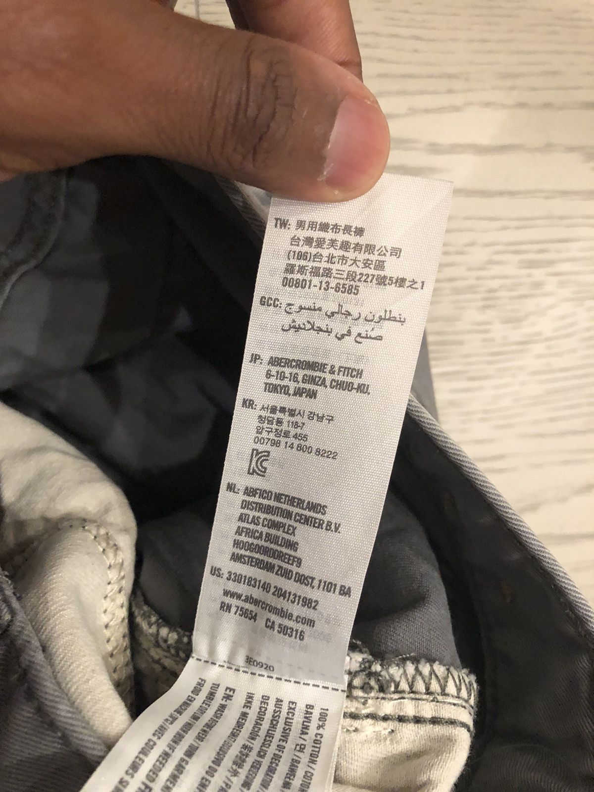 Hollister Hollister Mens Gray Grey Khaki Pants Slim Fit Size 31 X 32 Size US 31 - 7 Thumbnail