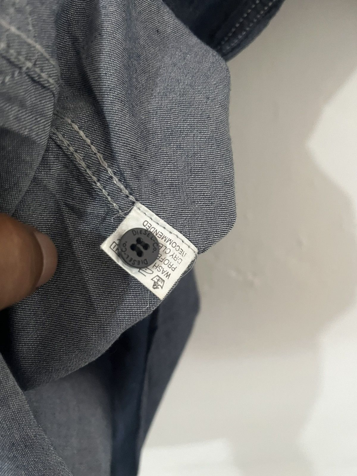 Diesel Vintage Diesel Blue Shirt Size US L / EU 52-54 / 3 - 9 Thumbnail