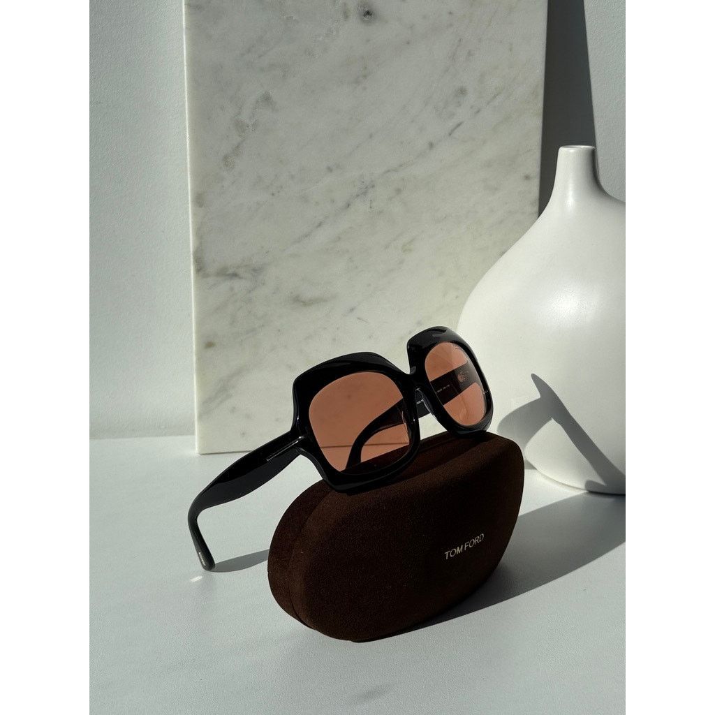Tom Ford NEW Tom Ford FT1155 Ren Square Sunglasses Black Photochromic Size ONE SIZE - 5 Thumbnail