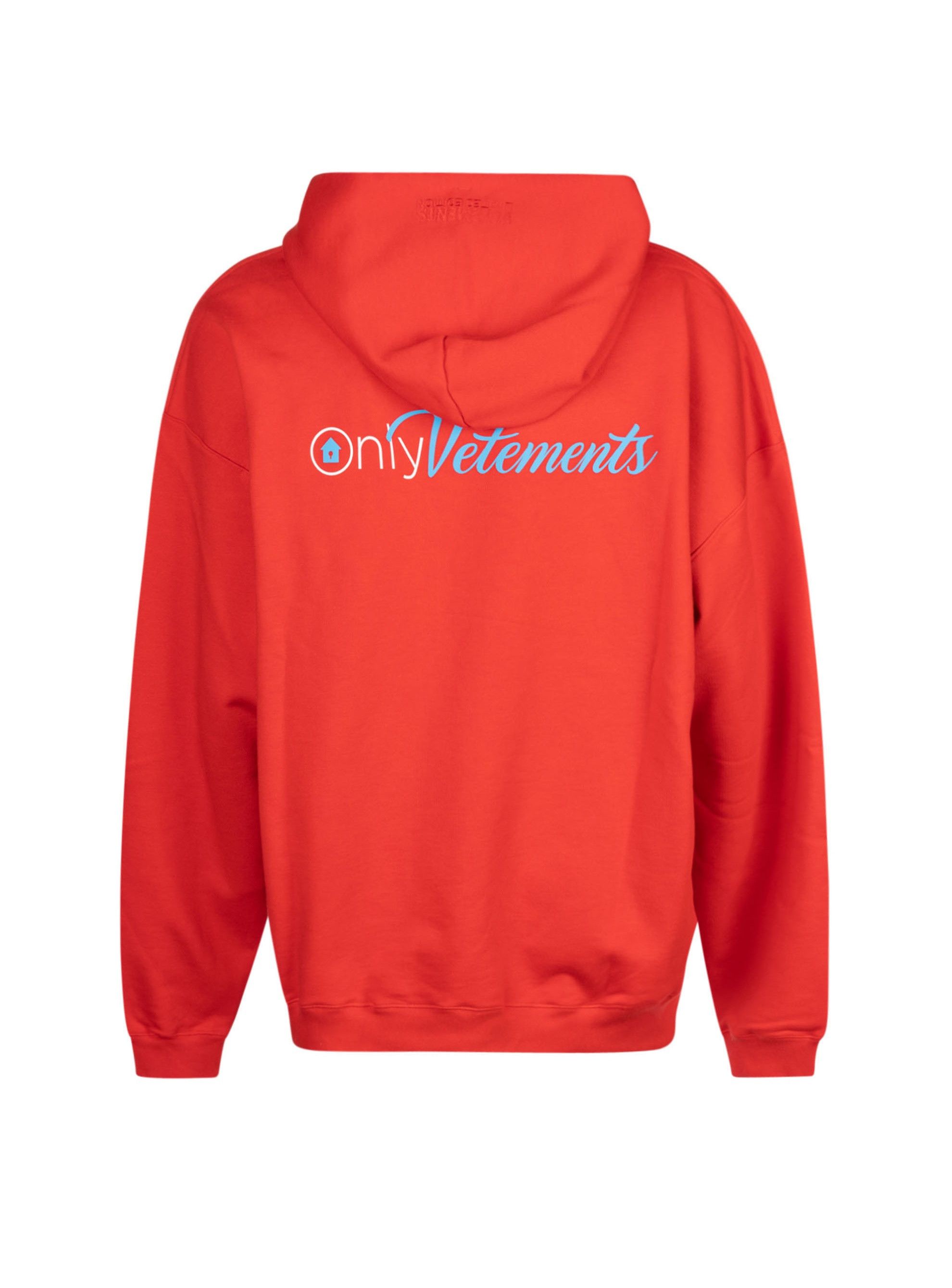 Vetements Vetements Oversized OnlyVetements Red Hoodie Size US XS / EU 42 / 0 - 16 Thumbnail