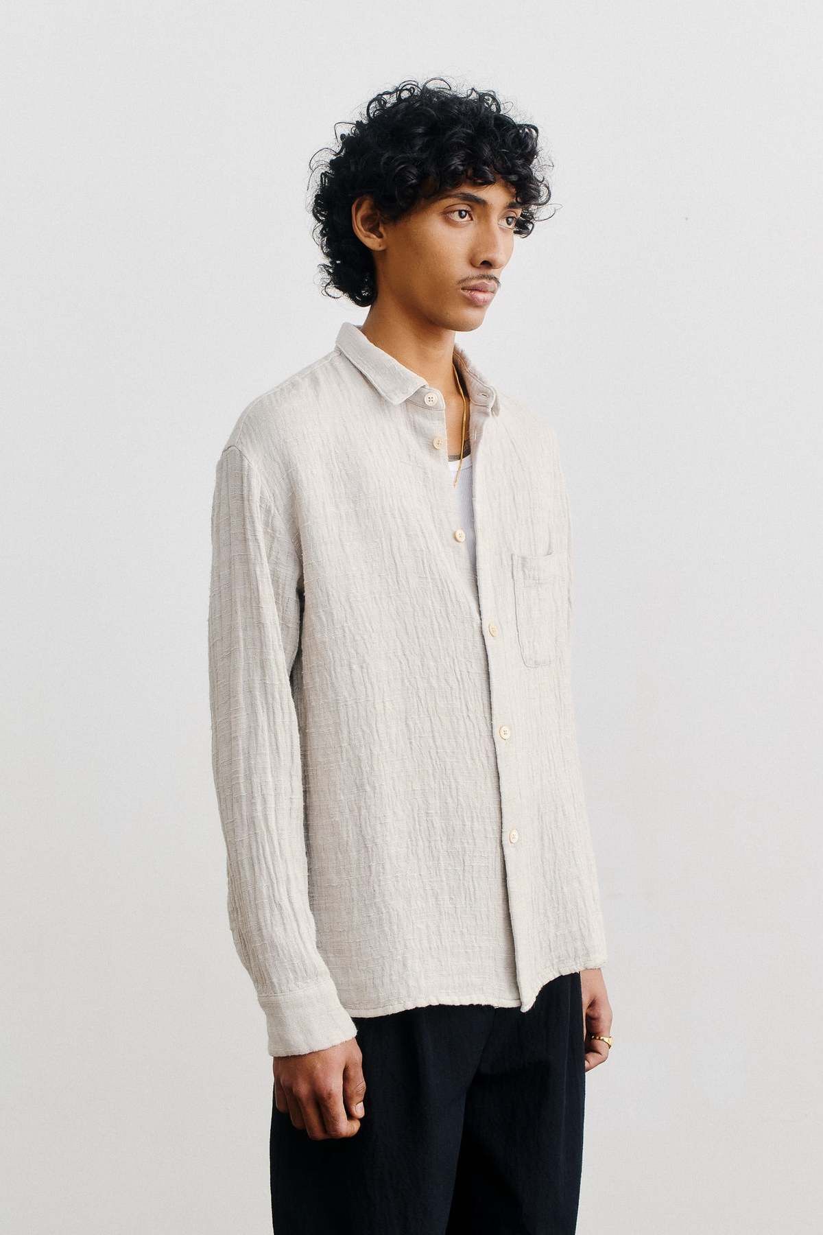 A Kind Of Guise 💚 SS24 A Kind Of Guise Gusto Shirt Washed Clay Medium NEW Size US M / EU 48-50 / 2 - 5 Thumbnail