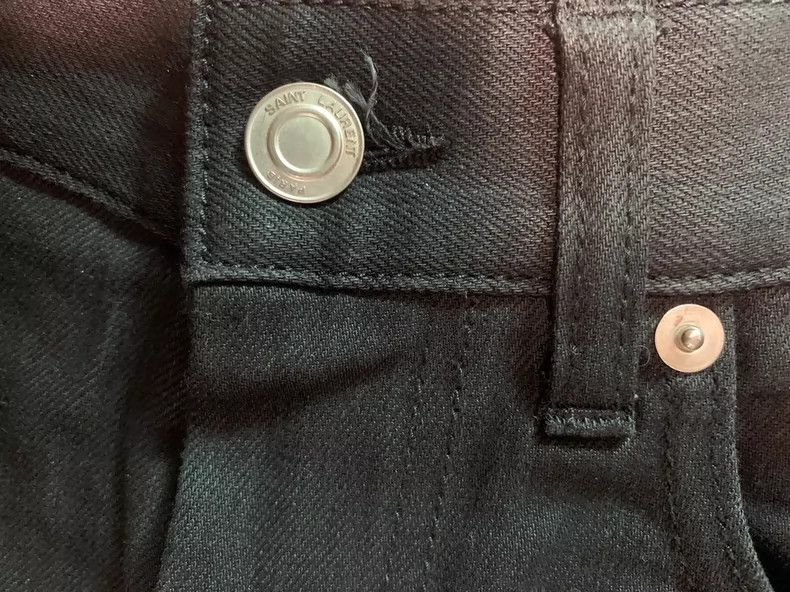 Saint Laurent Paris Saint Laurent Paris Knee patchwork motorcycle pants Size US 30 / EU 46 - 7 Thumbnail