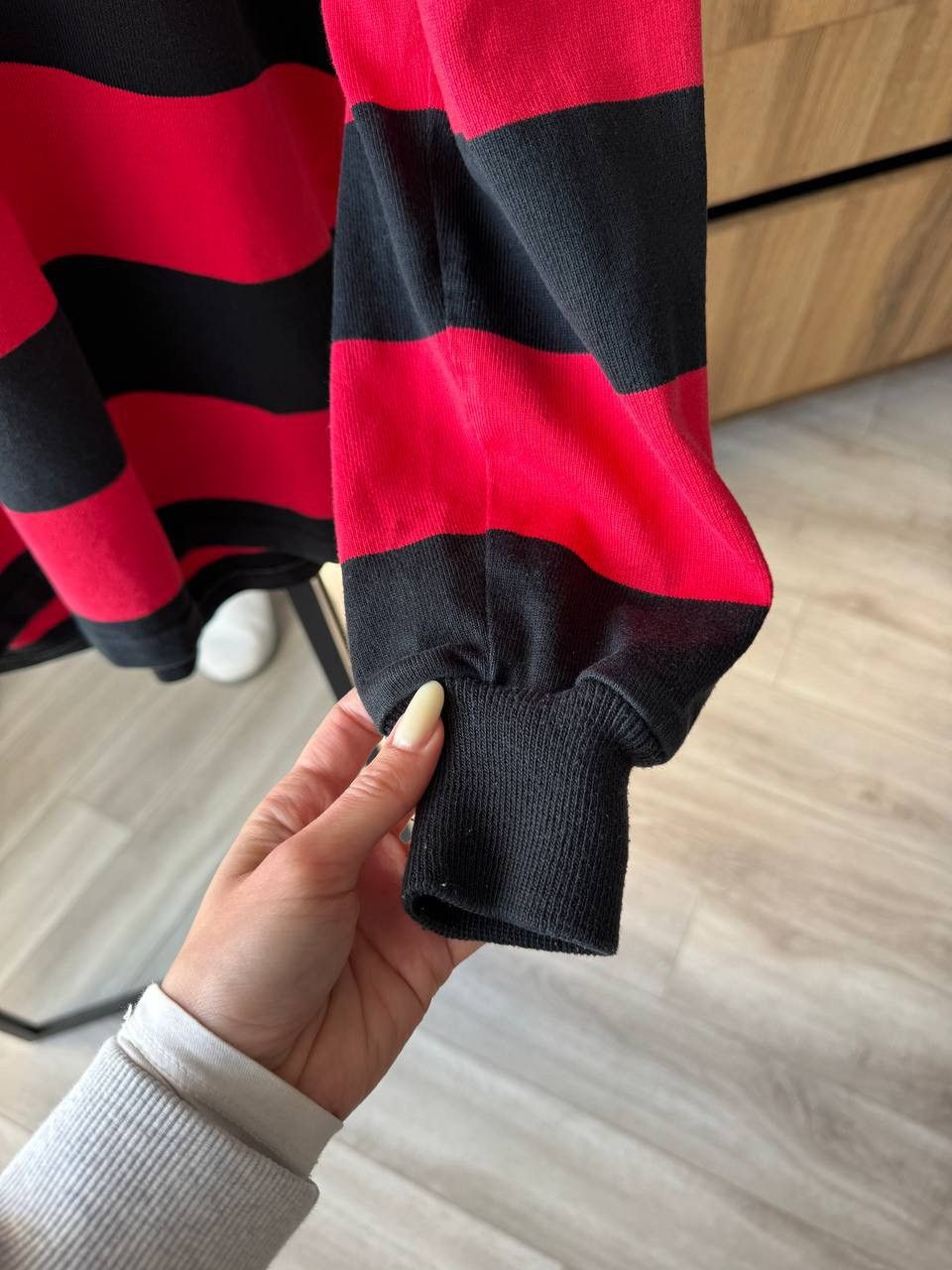 Canterbury of New Zealand Vintage Canterbury Rugby Shirt – CRFU Red‑Black Stripes Size US L / EU 52-54 / 3 - 5 Thumbnail