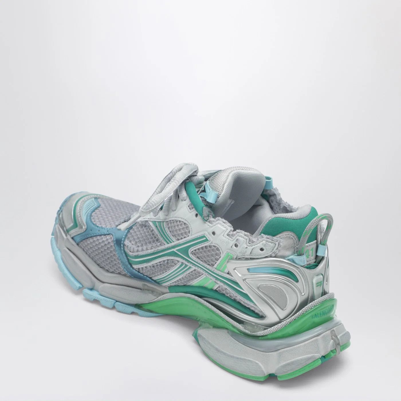 Balenciaga o1d2blof0426 Runner Sneakers in Multicolor Size US 8 / IT 38 - 4 Thumbnail