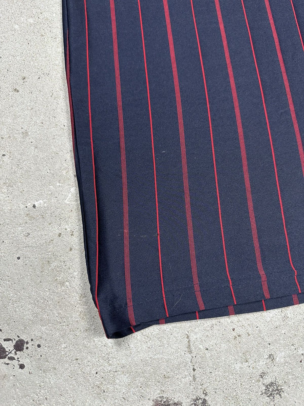 Yves Saint Laurent Vintage 90s Yves Saint Laurent Silk Striped Polo Tee T Shirt Size US L / EU 52-54 / 3 - 3 Thumbnail