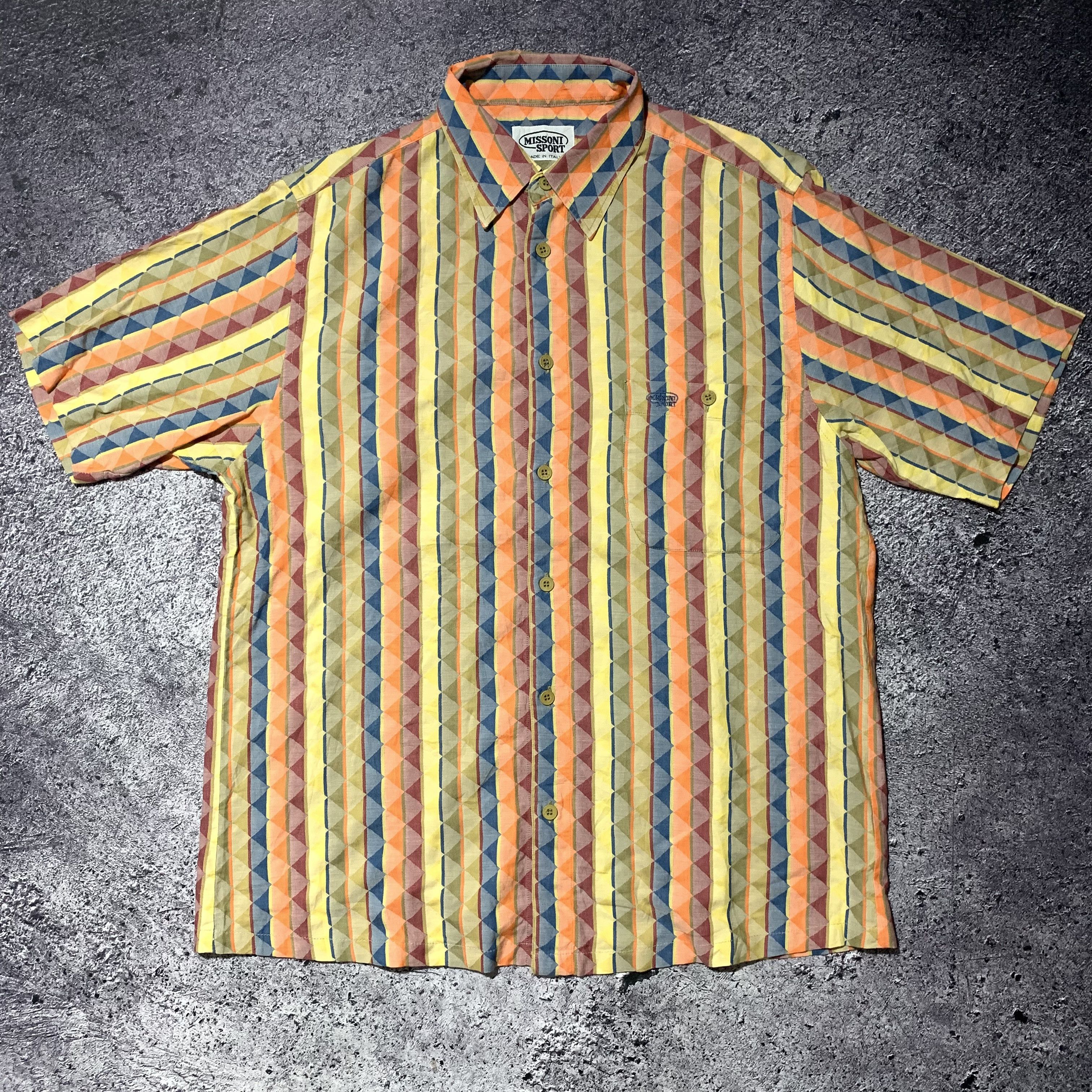 Missoni 1990s Missoni Sport Button Shirt Size US L / EU 52-54 / 3 - 1 Thumbnail