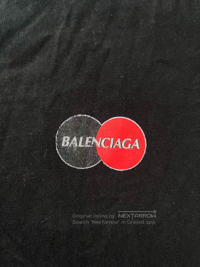 Balenciaga Balenciaga Letter Print Crewneck Straight Short Sleeve Size S / US 4 / IT 40 - 3 Thumbnail