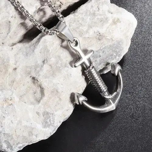 Jewelry New Anchor Pendant Necklace Size ONE SIZE - 4 Thumbnail