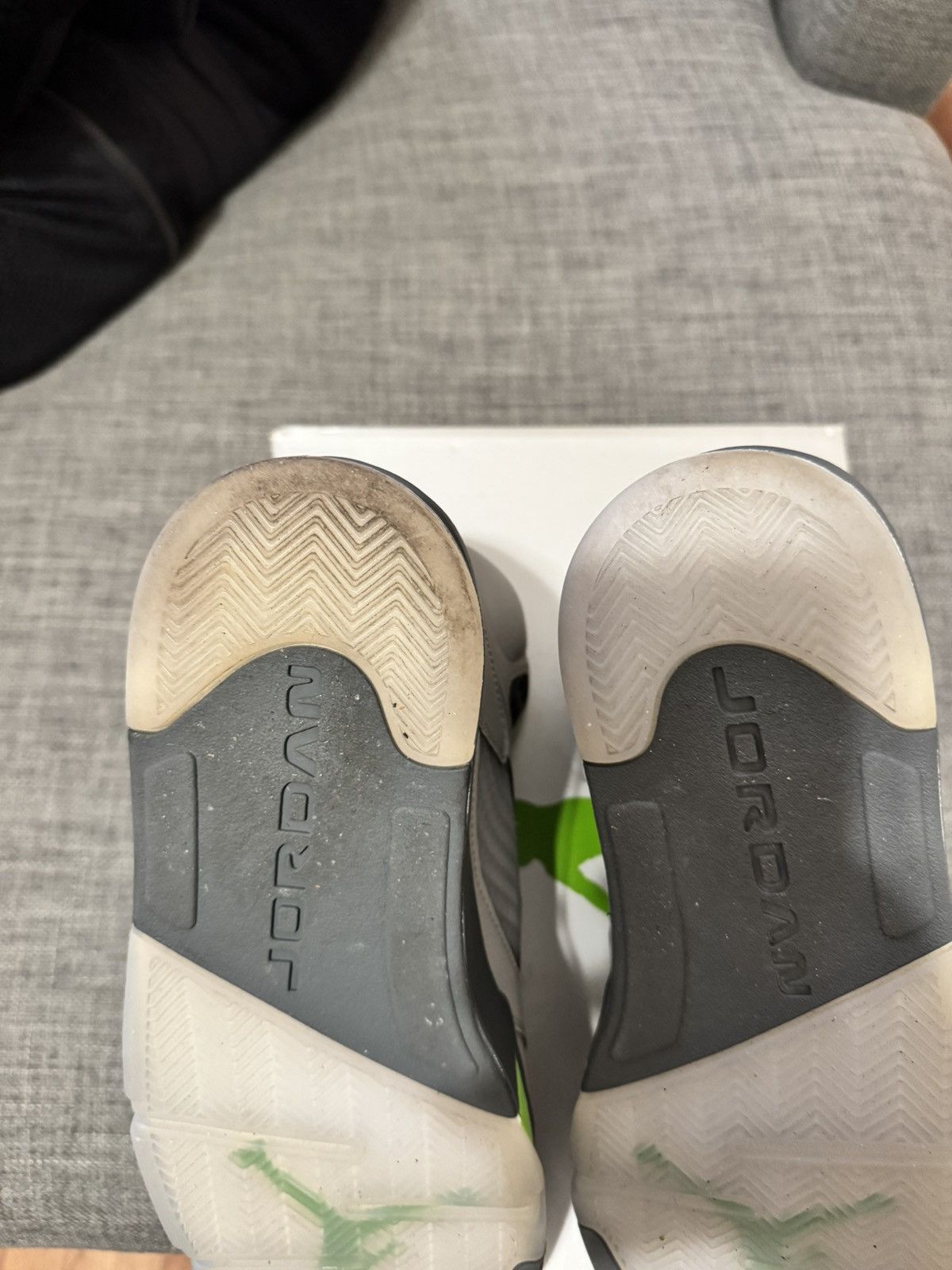 Jordan Brand × Nike Jordan 5 Green Bean Size US 9.5 / EU 42-43 - 7 Thumbnail
